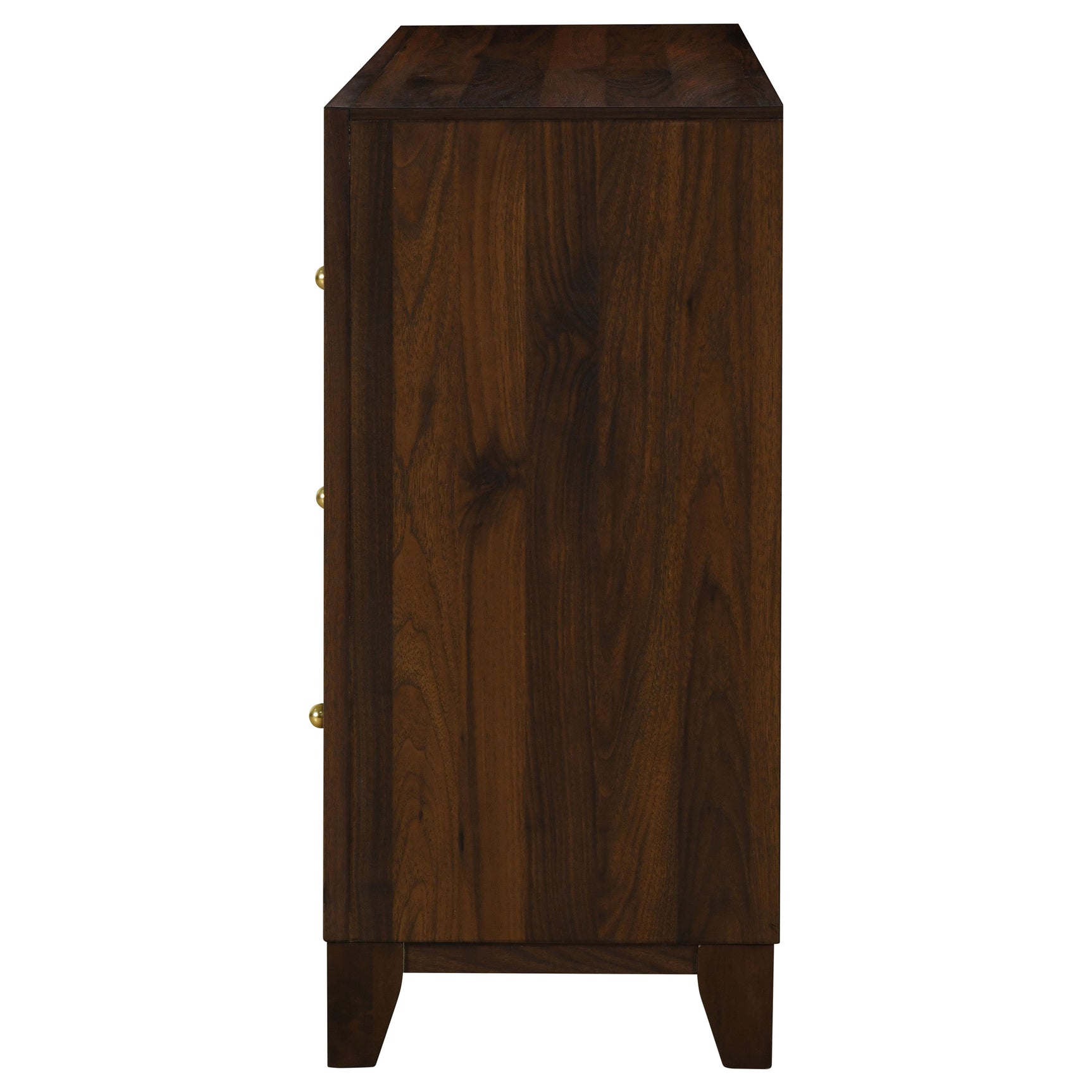 Welsley 6-drawer Dresser Cabinet Walnut - Tampa Furniture Outlet