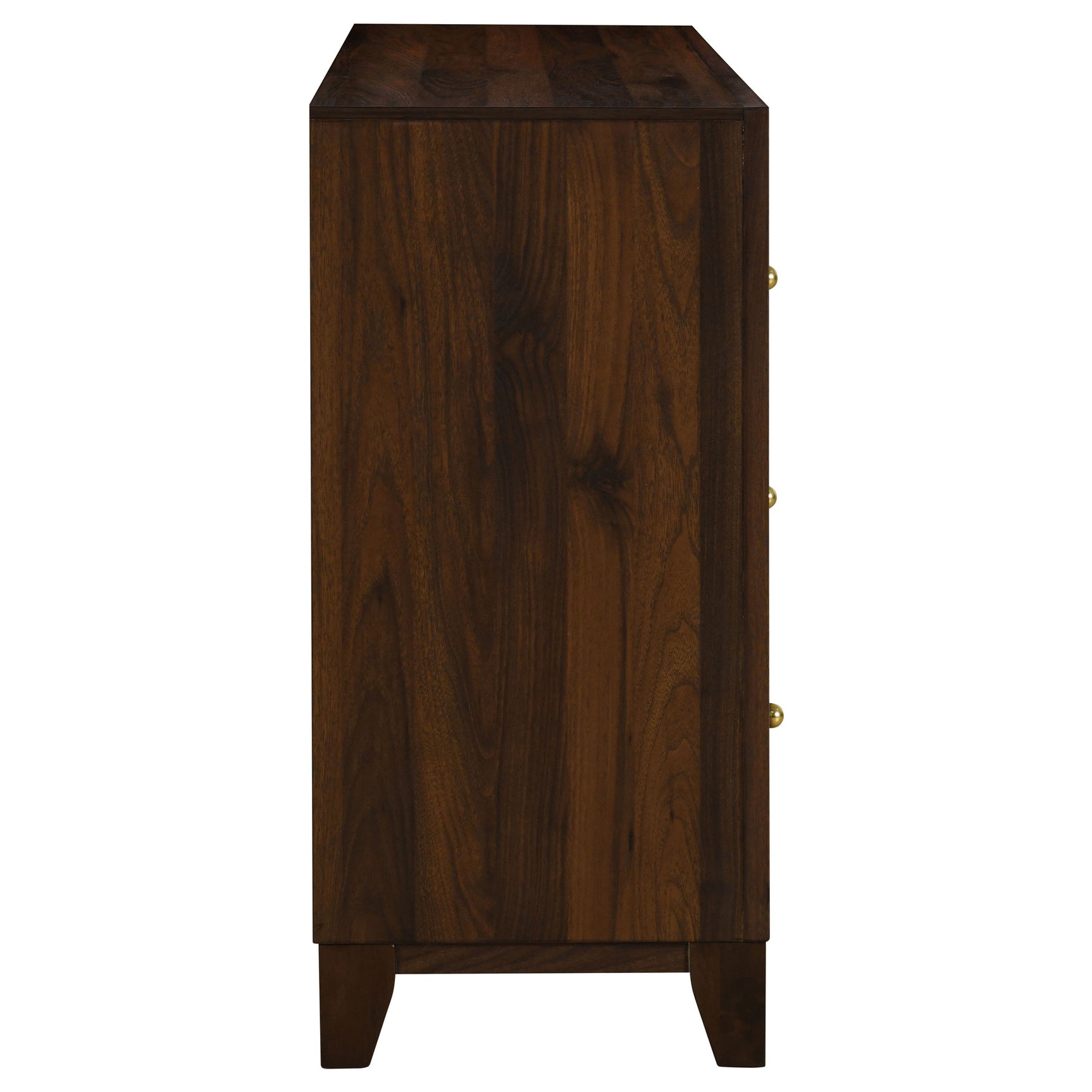 Welsley 6-drawer Dresser Cabinet Walnut - Tampa Furniture Outlet