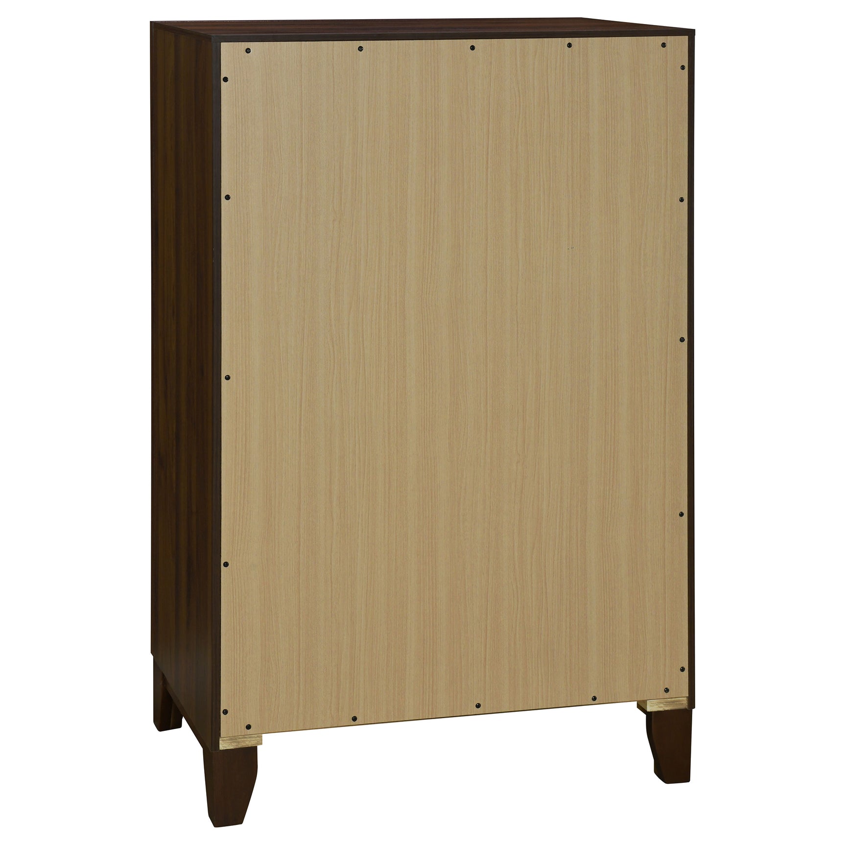 Welsley 4-drawer Chest of Drawers Walnut - Tampa Furniture Outlet