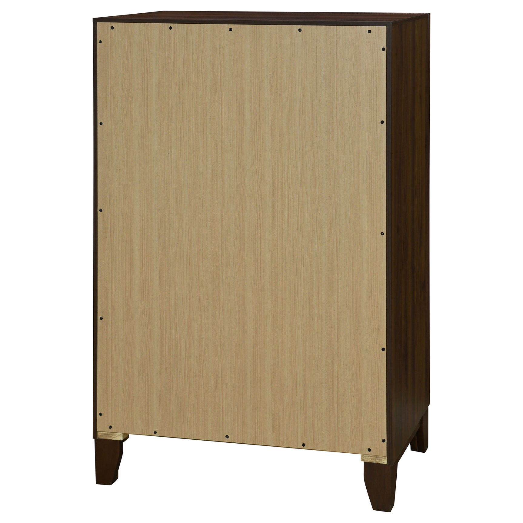 Welsley 4-drawer Chest of Drawers Walnut - Tampa Furniture Outlet