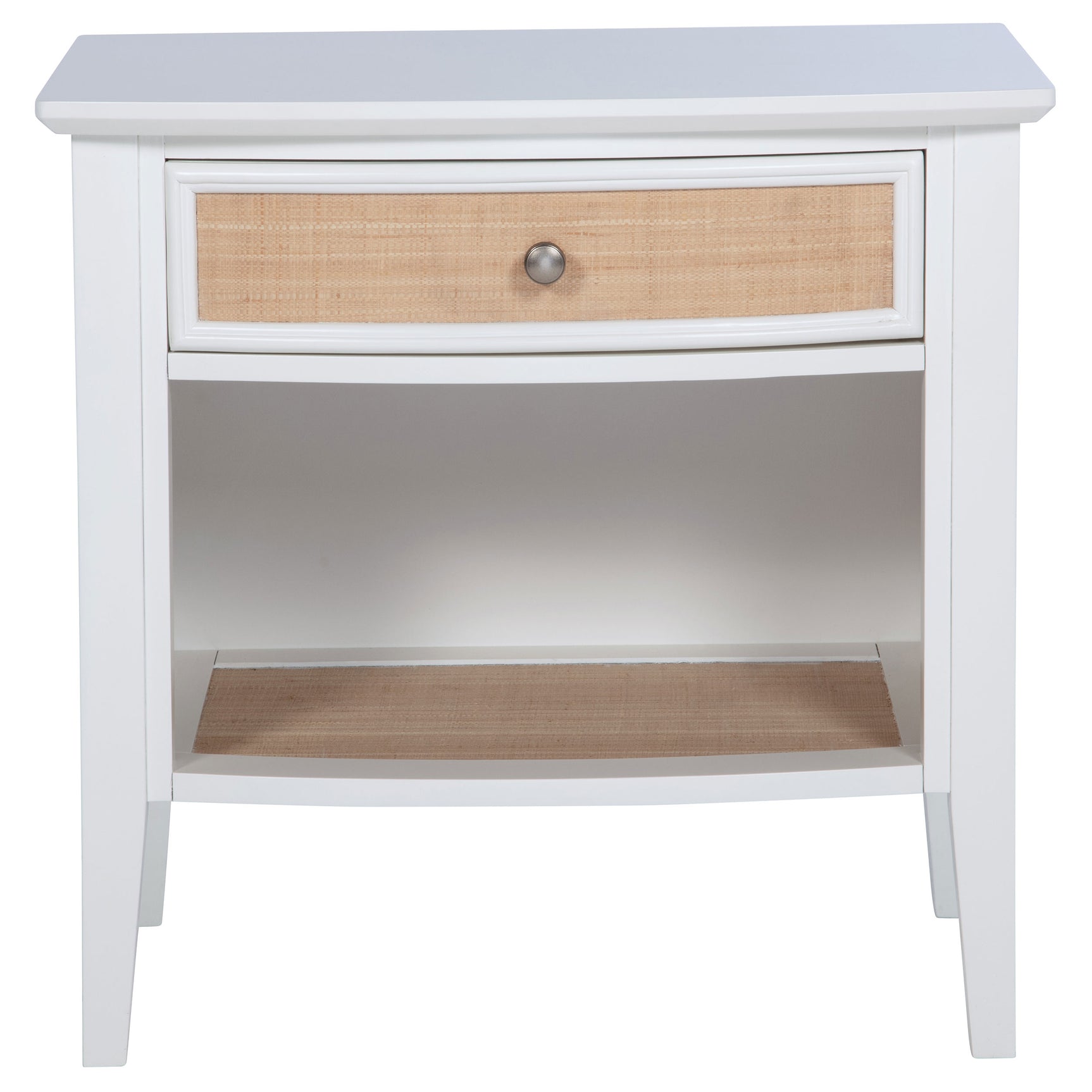 Bexhill 1-drawer Nightstand Bedside Table White - Tampa Furniture Outlet