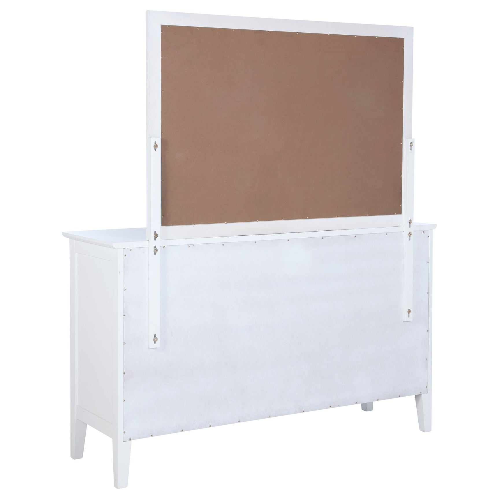 Bexhill 10-drawer Dresser and Mirror White - Tampa Furniture Outlet