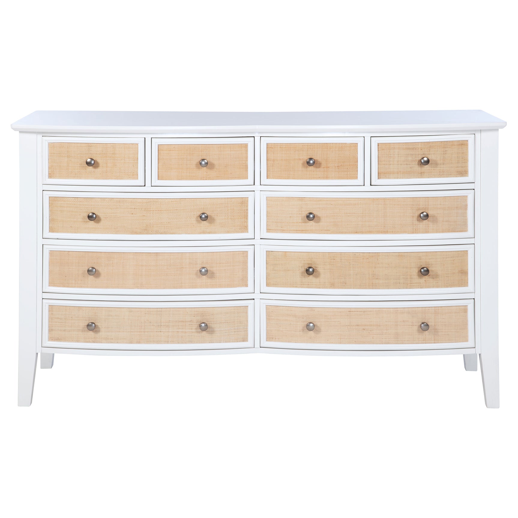 Bexhill 10-drawer Dresser Cabinet White - Tampa Furniture Outlet