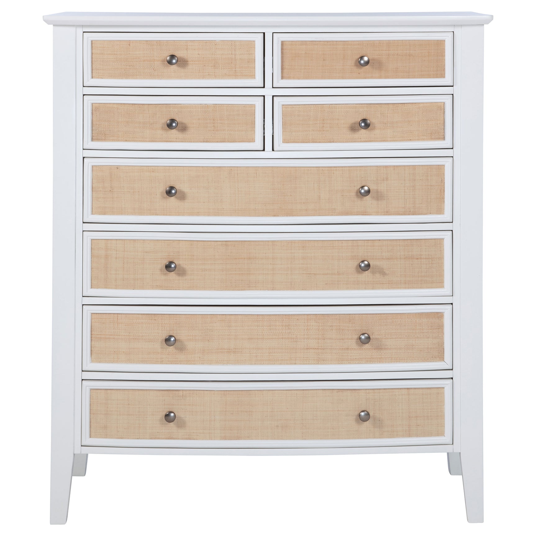 Bexhill 8-drawer Chest of Drawers White - Tampa Furniture Outlet