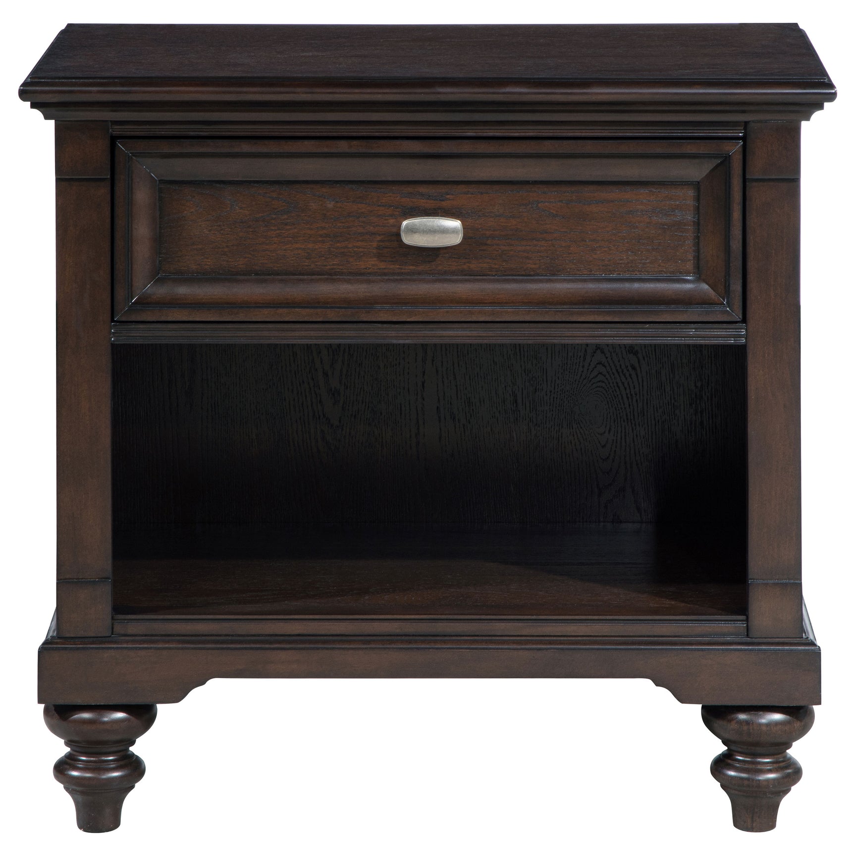 Andover 4-piece Queen Bedroom Set Dark Oak - Tampa Furniture Outlet