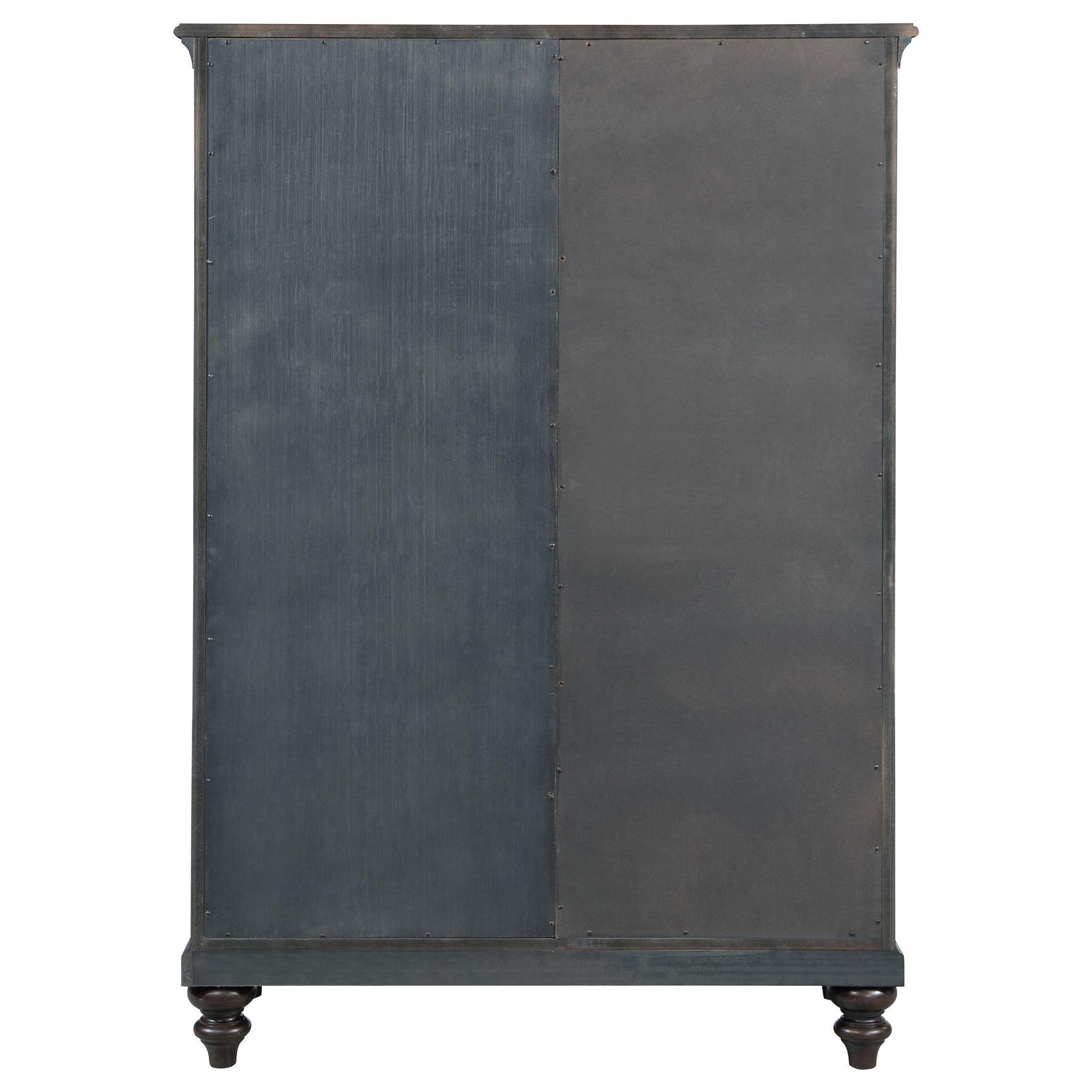 Andover 6-drawer Tempered Glass Door Chest Dark Oak - Tampa Furniture Outlet