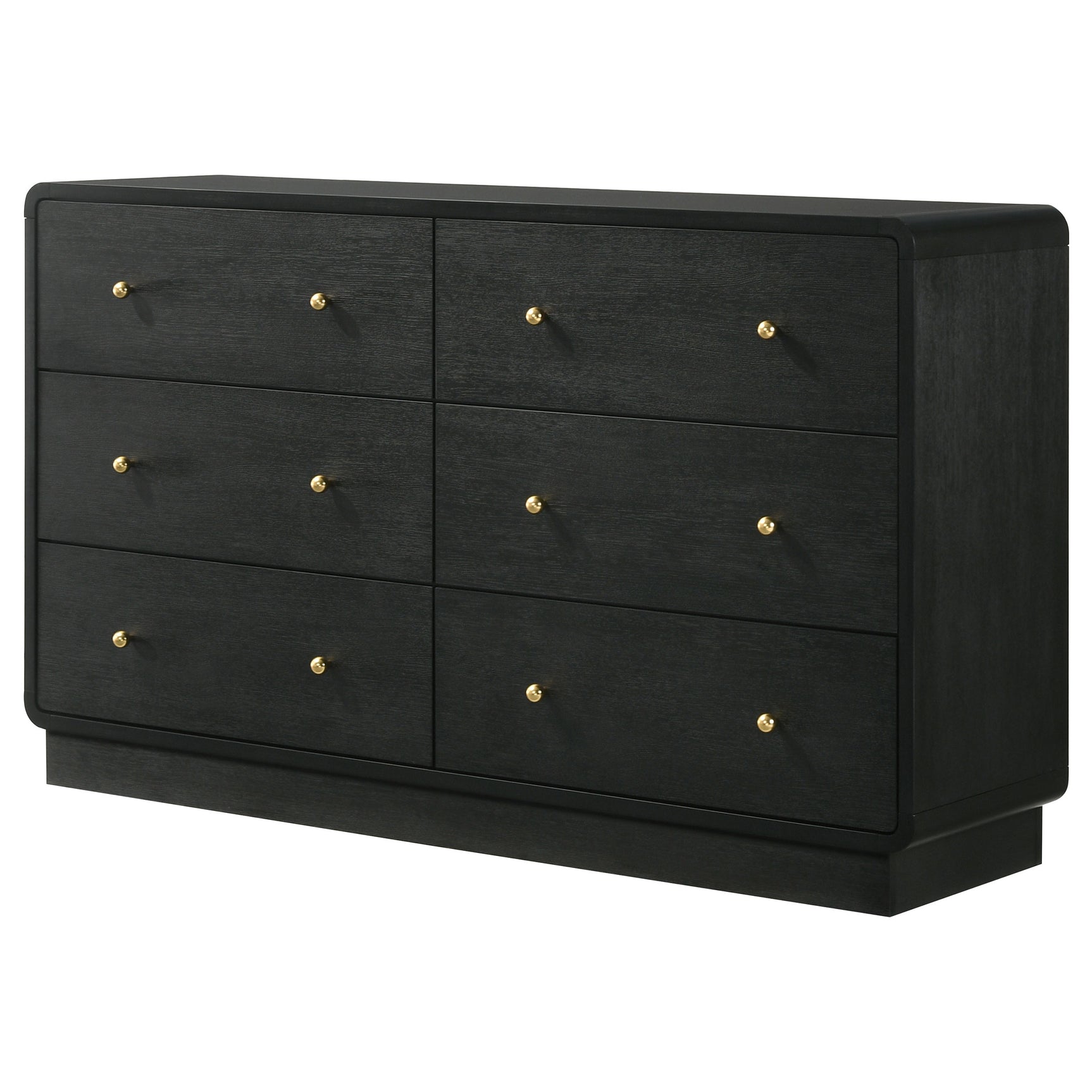 Cavelle 6-drawer Dresser Cabinet Black - Tampa Furniture Outlet