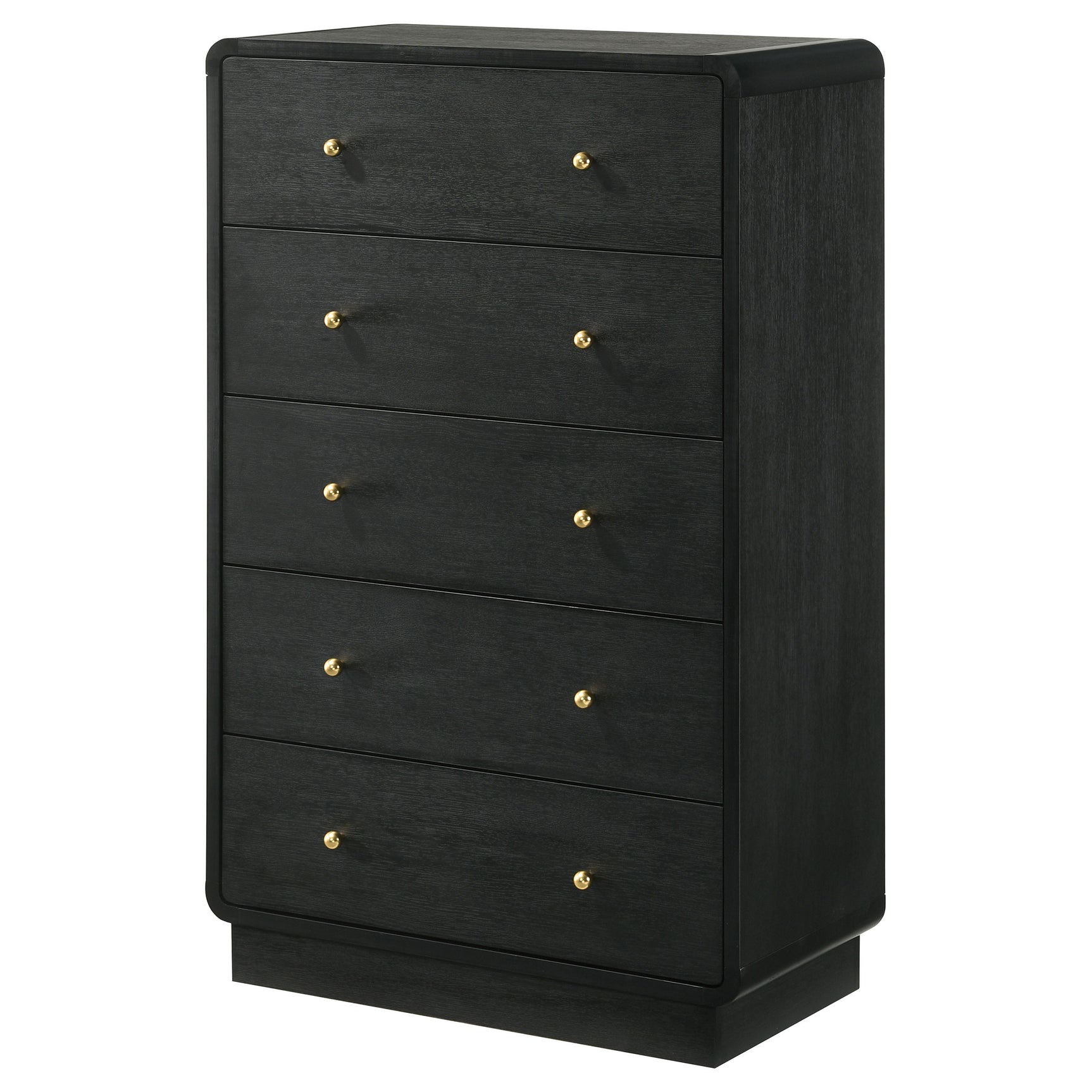 Cavelle 5-drawer Chest of Drawers Black - Tampa Furniture Outlet
