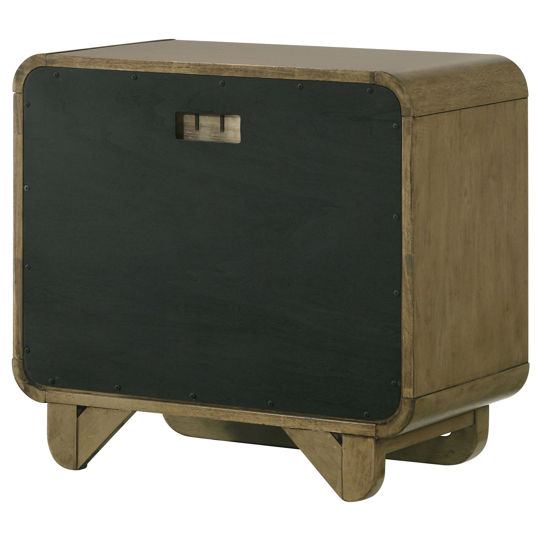 Amsbury 2-drawer Nightstand Bedside Table Nutmeg - Tampa Furniture Outlet