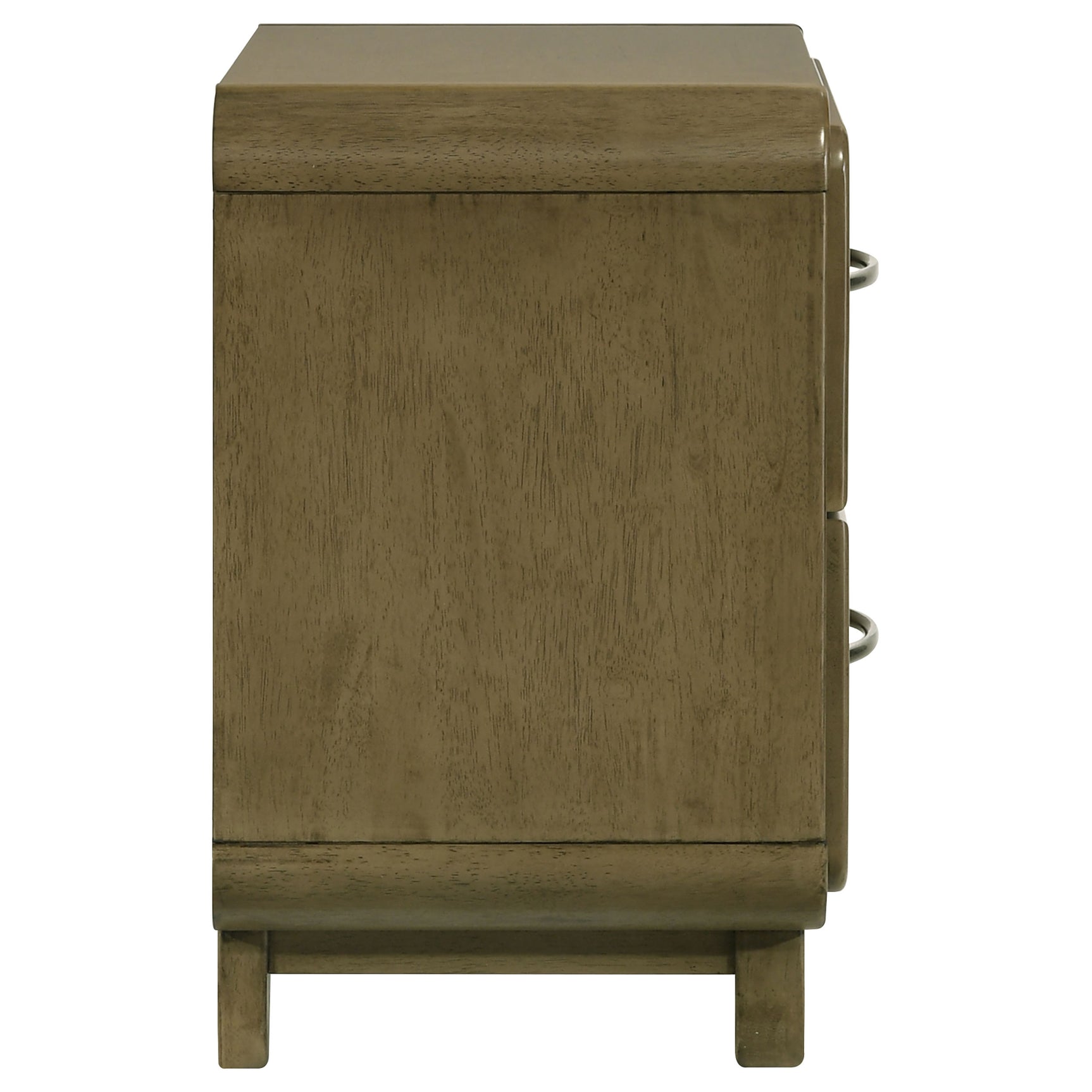 Amsbury 2-drawer Nightstand Bedside Table Nutmeg - Tampa Furniture Outlet