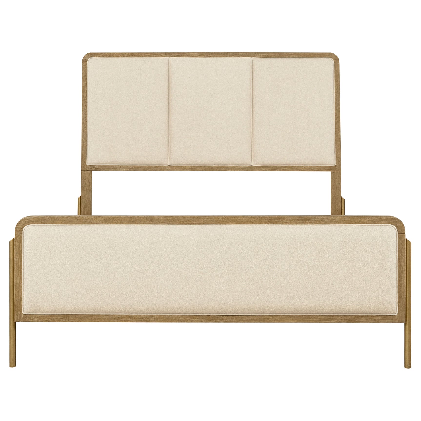 Arini 56-inch Eastern King Panel Bed Cream and Sand Wash
