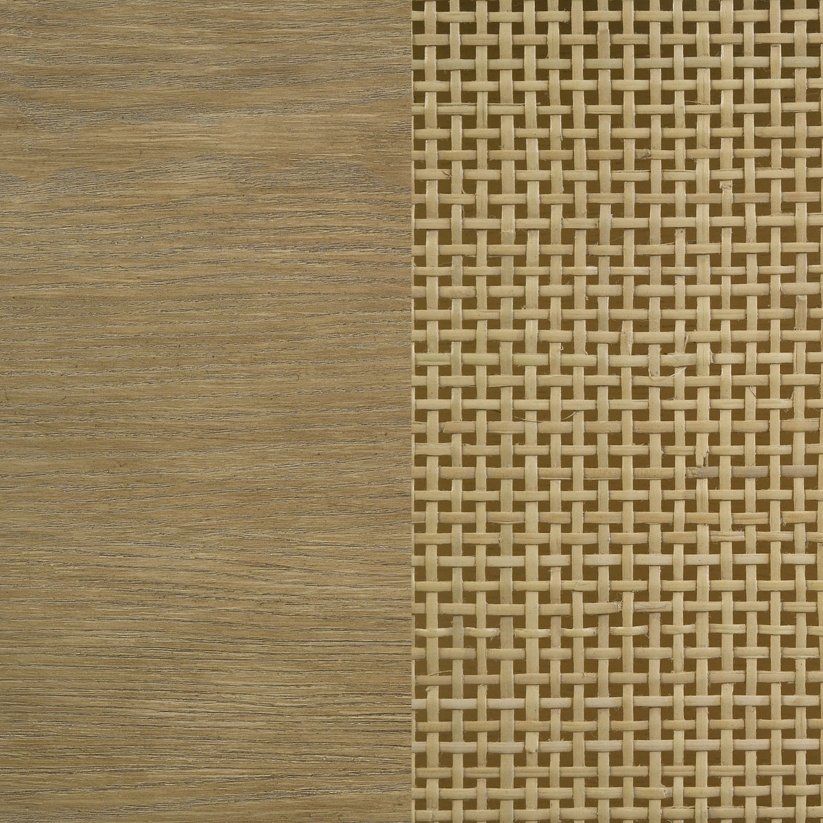 Arini Cane Weave Full Length Standing Floor Mirror Sand Wash