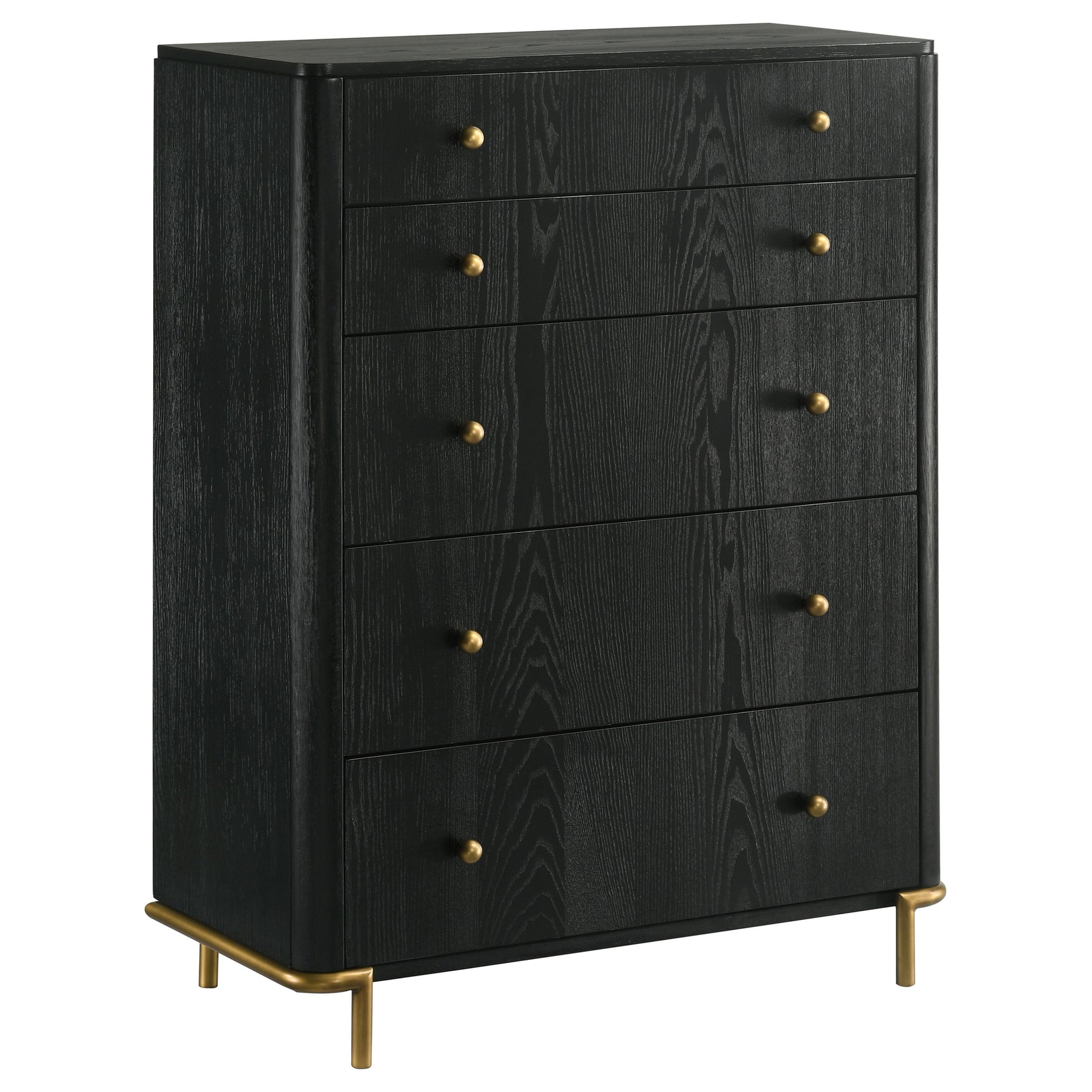 Arini 5-piece California King Bedroom Set Black and Natural