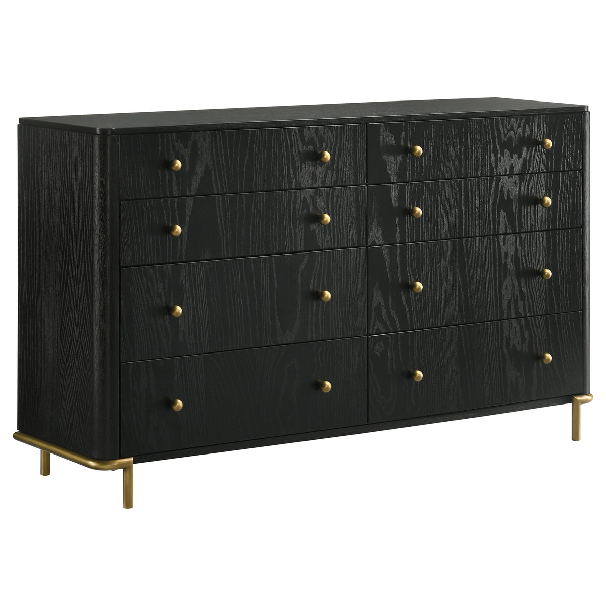 Arini 4-piece Queen Bedroom Set Cream and Black