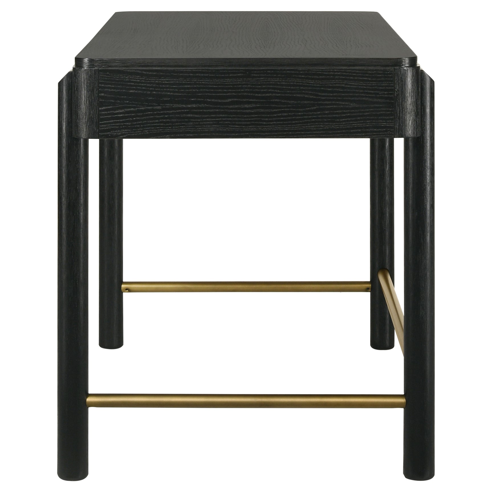 Arini 2-drawer Vanity Desk Makeup Table Black - Tampa Furniture Outlet