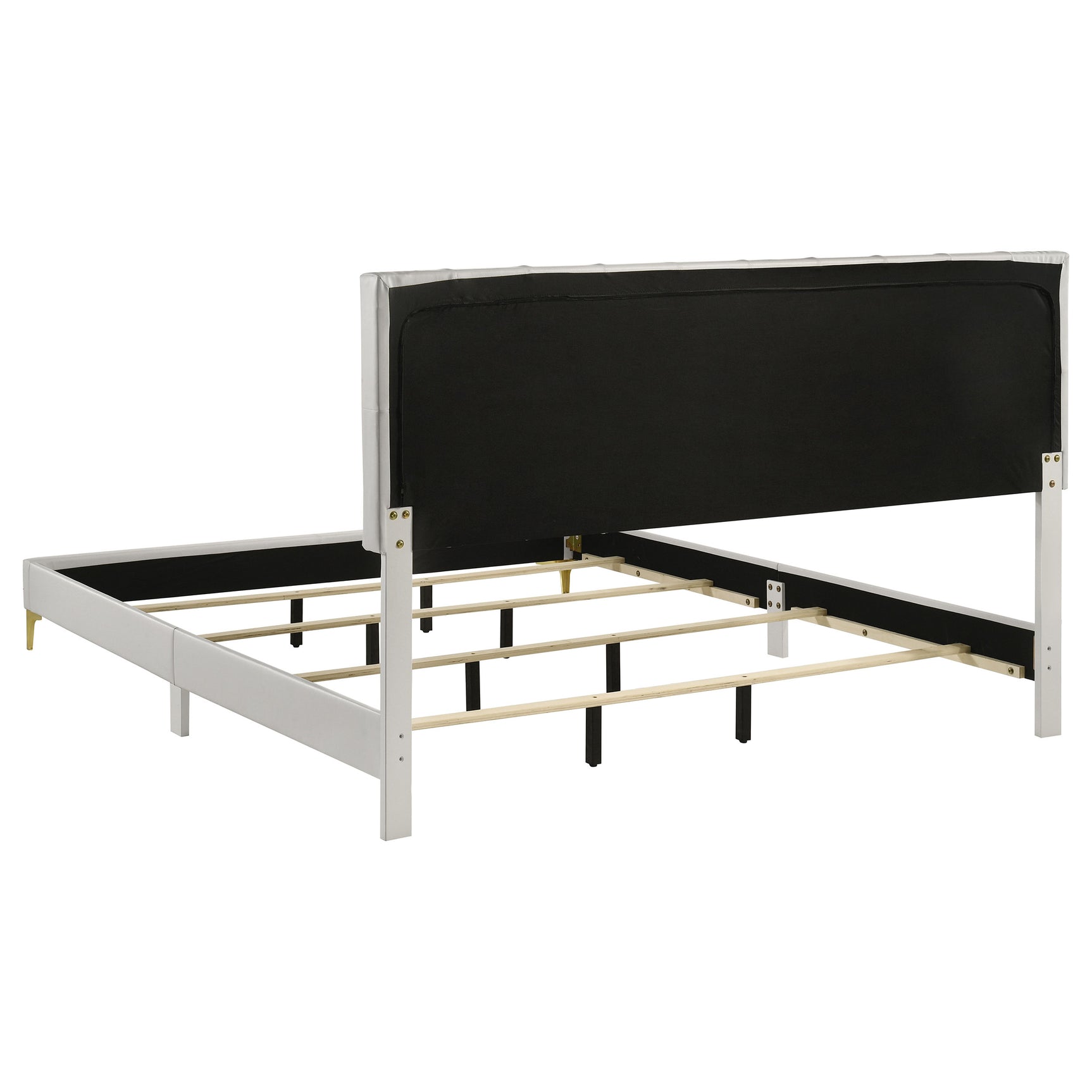 Kendall Upholstered Eastern King Panel Bed White