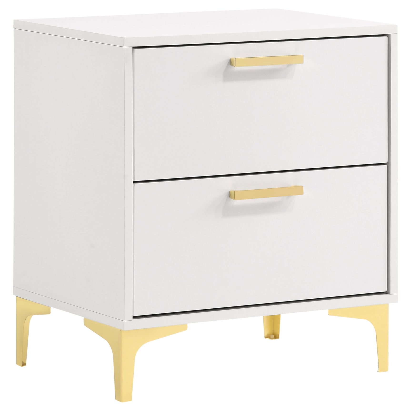 Tampa Furniture Outlet - Coaster - Kendall 2-drawer Nightstand White - 224402