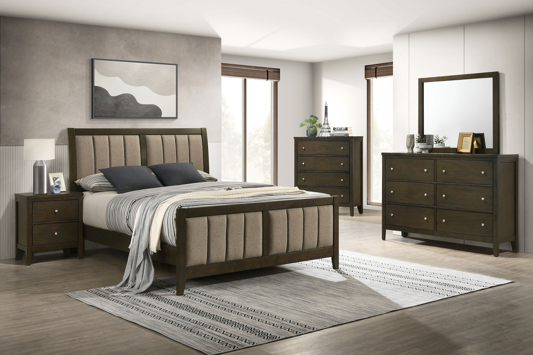 Tampa Furniture Outlet - Coaster - Wilkes 5-piece Full Bedroom Set Dark Cocoa - 224421F-S5