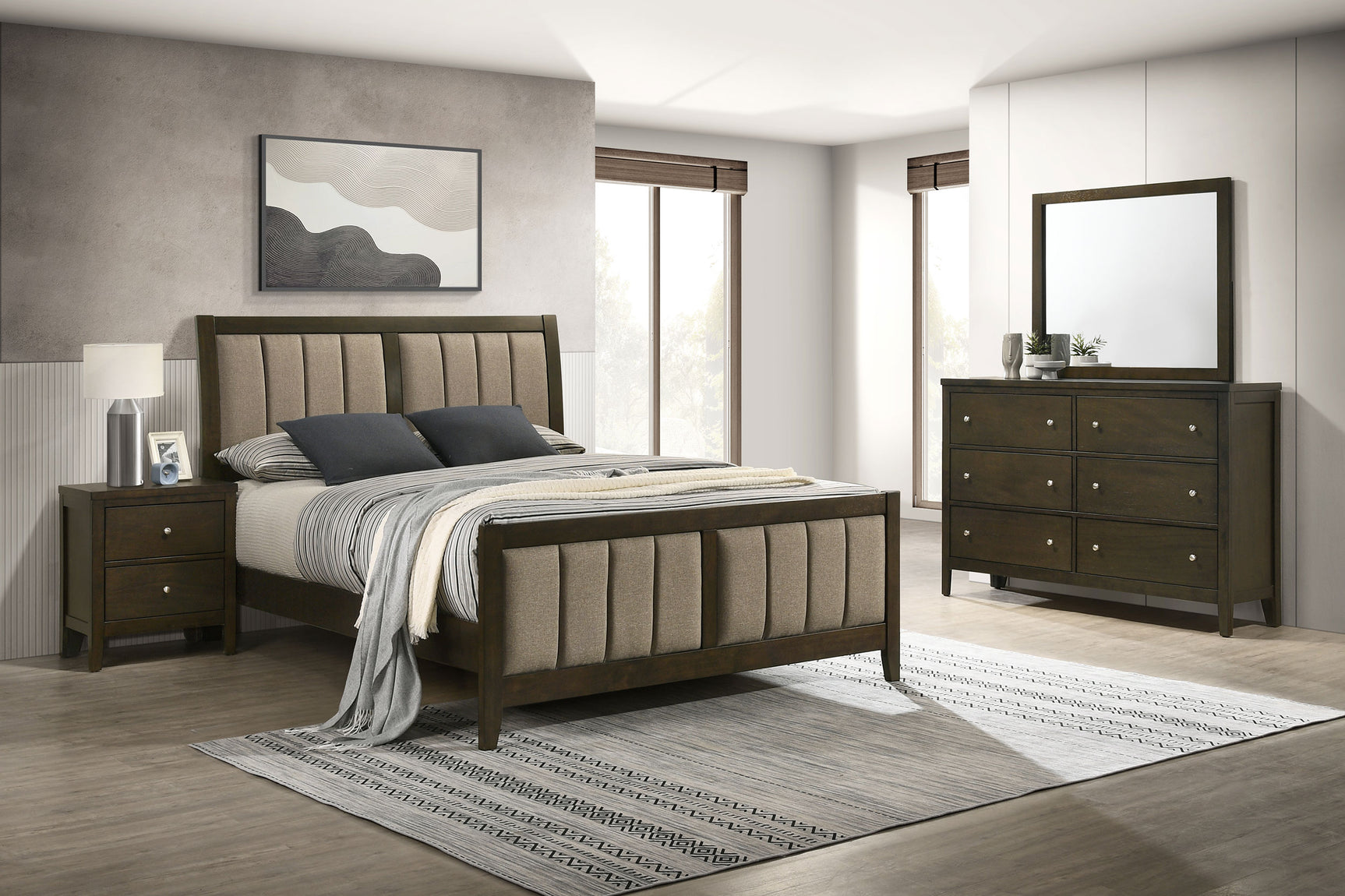 Tampa Furniture Outlet - Coaster - Wilkes 4-piece Queen Bedroom Set Dark Cocoa - 224421Q-S4