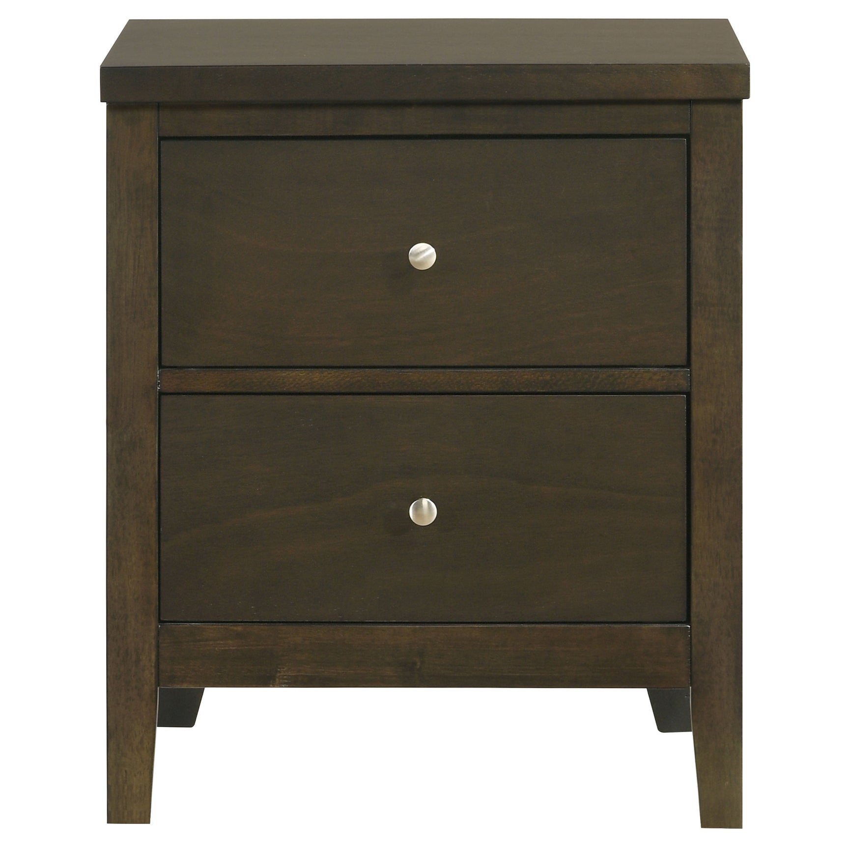 Wilkes 2-drawer Nightstand Bedside Table Dark Cocoa - Tampa Furniture Outlet