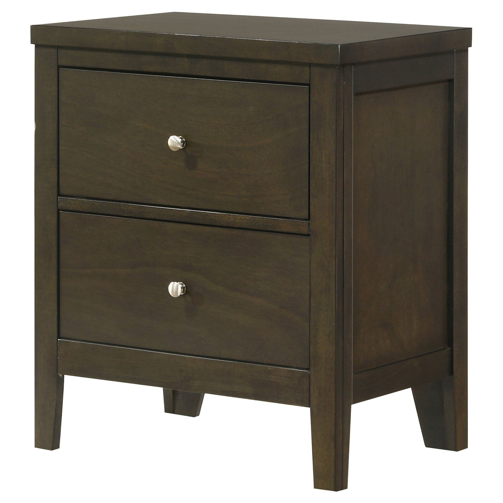 Wilkes 2-drawer Nightstand Bedside Table Dark Cocoa - Tampa Furniture Outlet