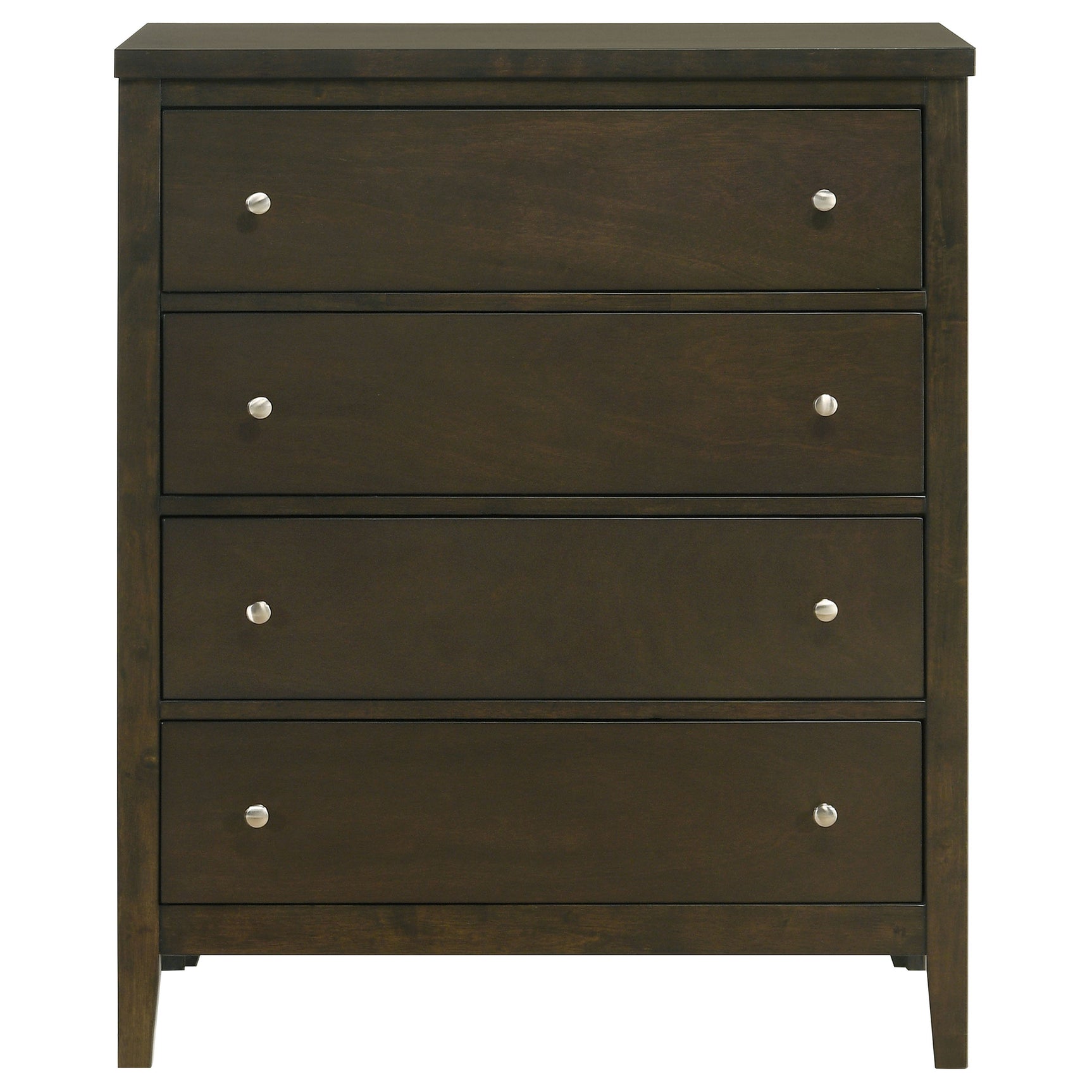 Wilkes 4-drawer Chest of Drawers Dark Cocoa - Tampa Furniture Outlet