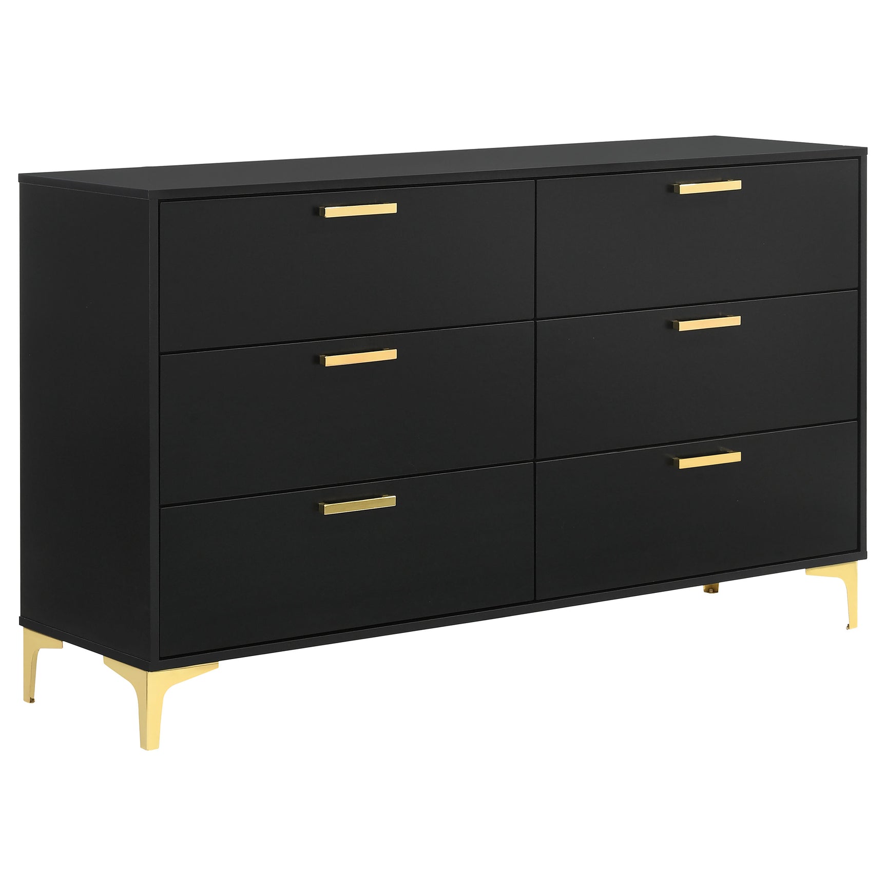Tampa Furniture Outlet - Coaster - Kendall 6-drawer Dresser Black - 224453