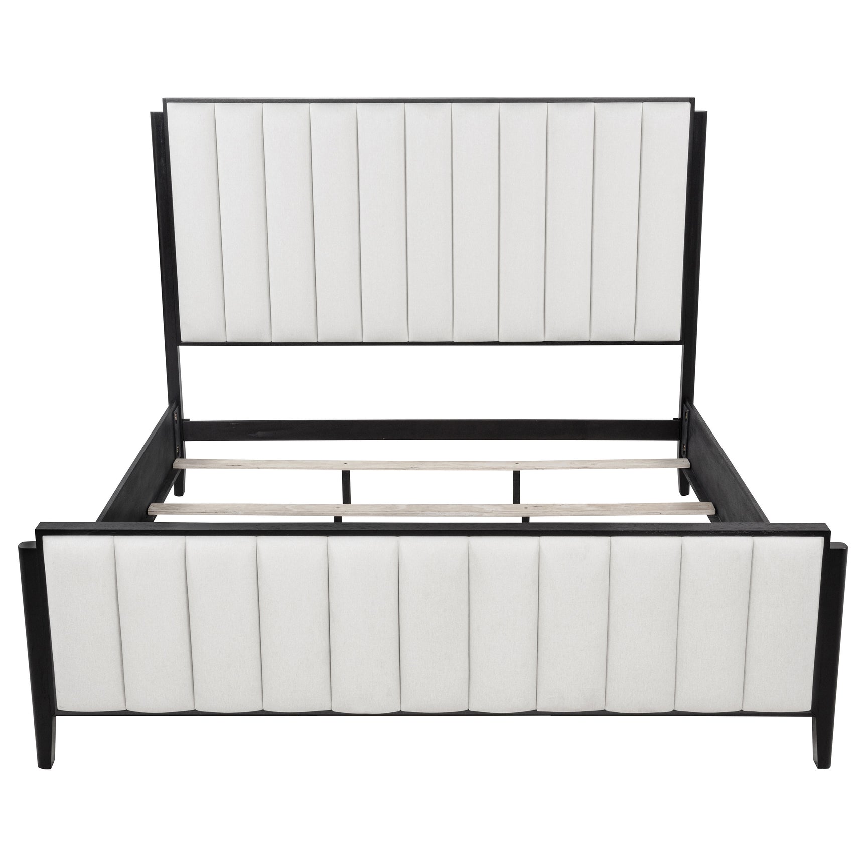 Brookmead 60-inch Upholstered Eastern King Bed Black - Tampa Furniture Outlet