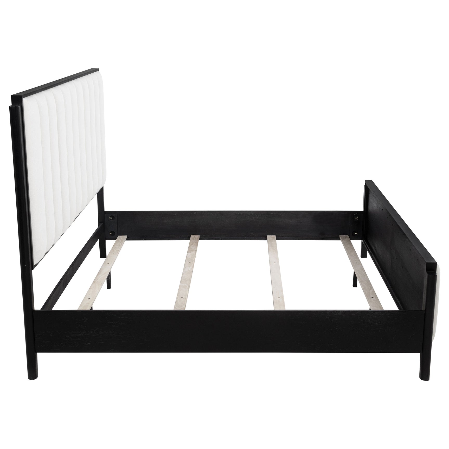 Brookmead 60-inch Upholstered Eastern King Bed Black - Tampa Furniture Outlet
