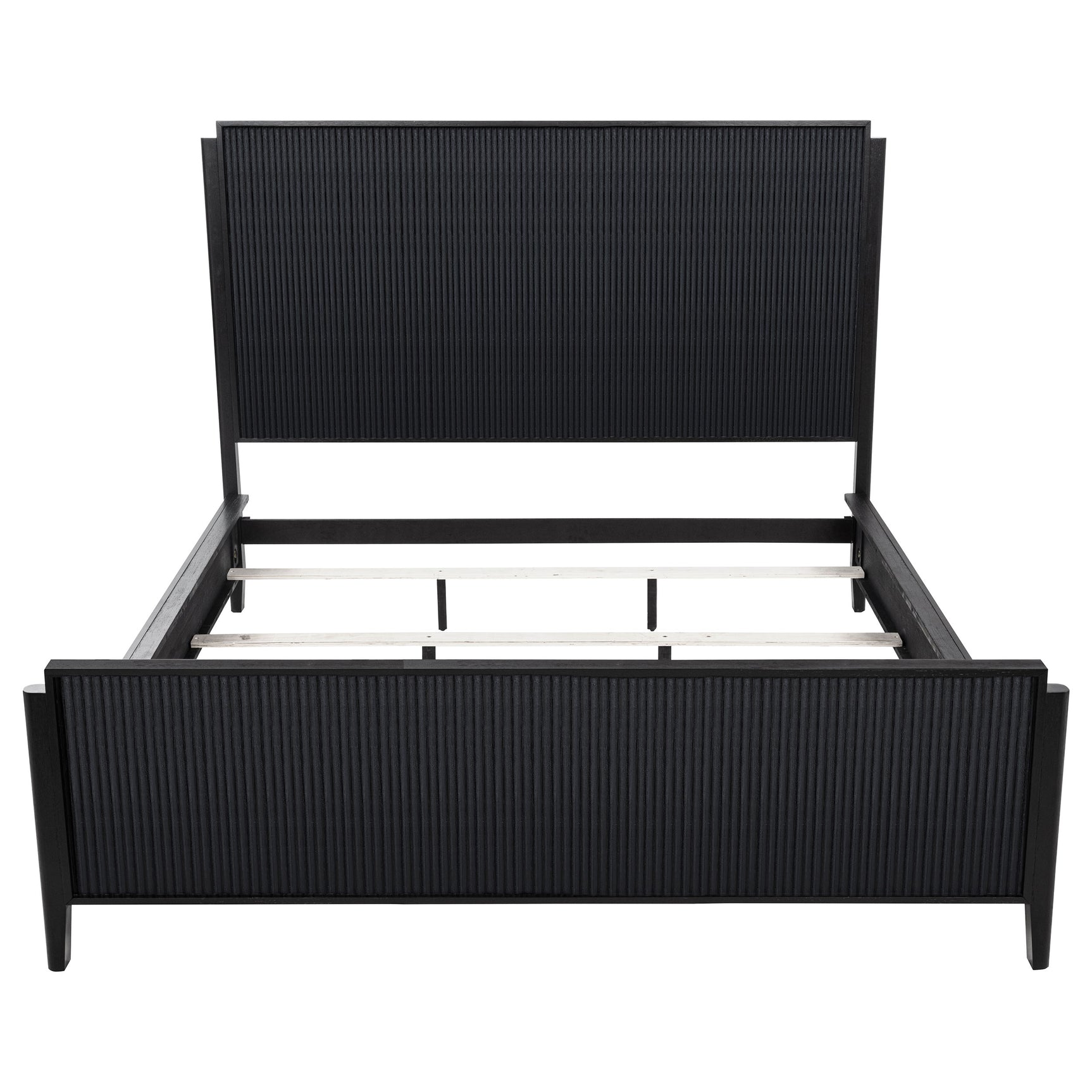 Brookmead Wood California King Panel Bed Black - Tampa Furniture Outlet