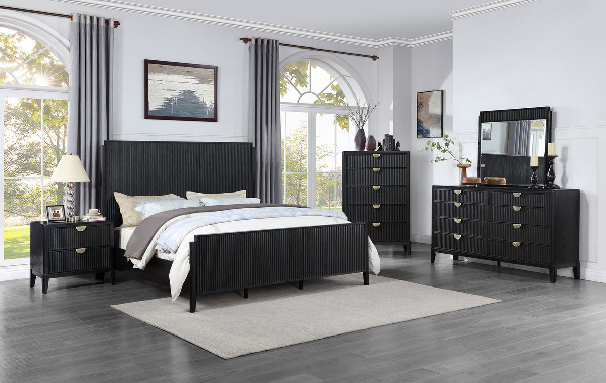 Tampa Furniture Outlet - Coaster - Brookmead 5-piece Queen Bedroom Set Black - 224711Q-S5