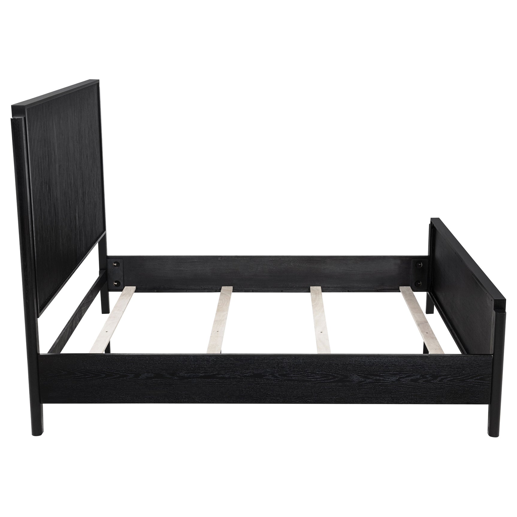 Brookmead Wood Queen Panel Bed Black - Tampa Furniture Outlet