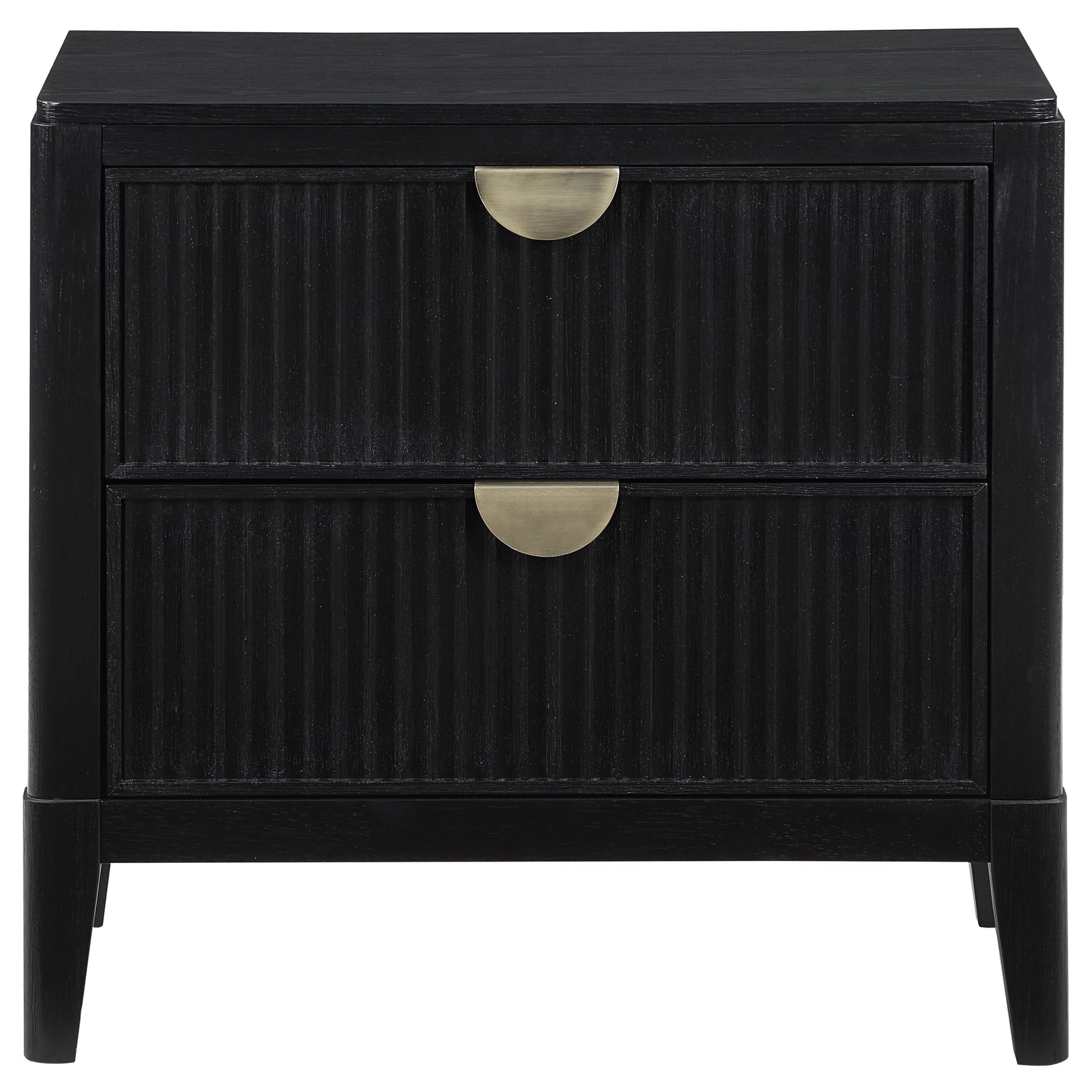 Brookmead 2-drawer Nightstand Black - Tampa Furniture Outlet