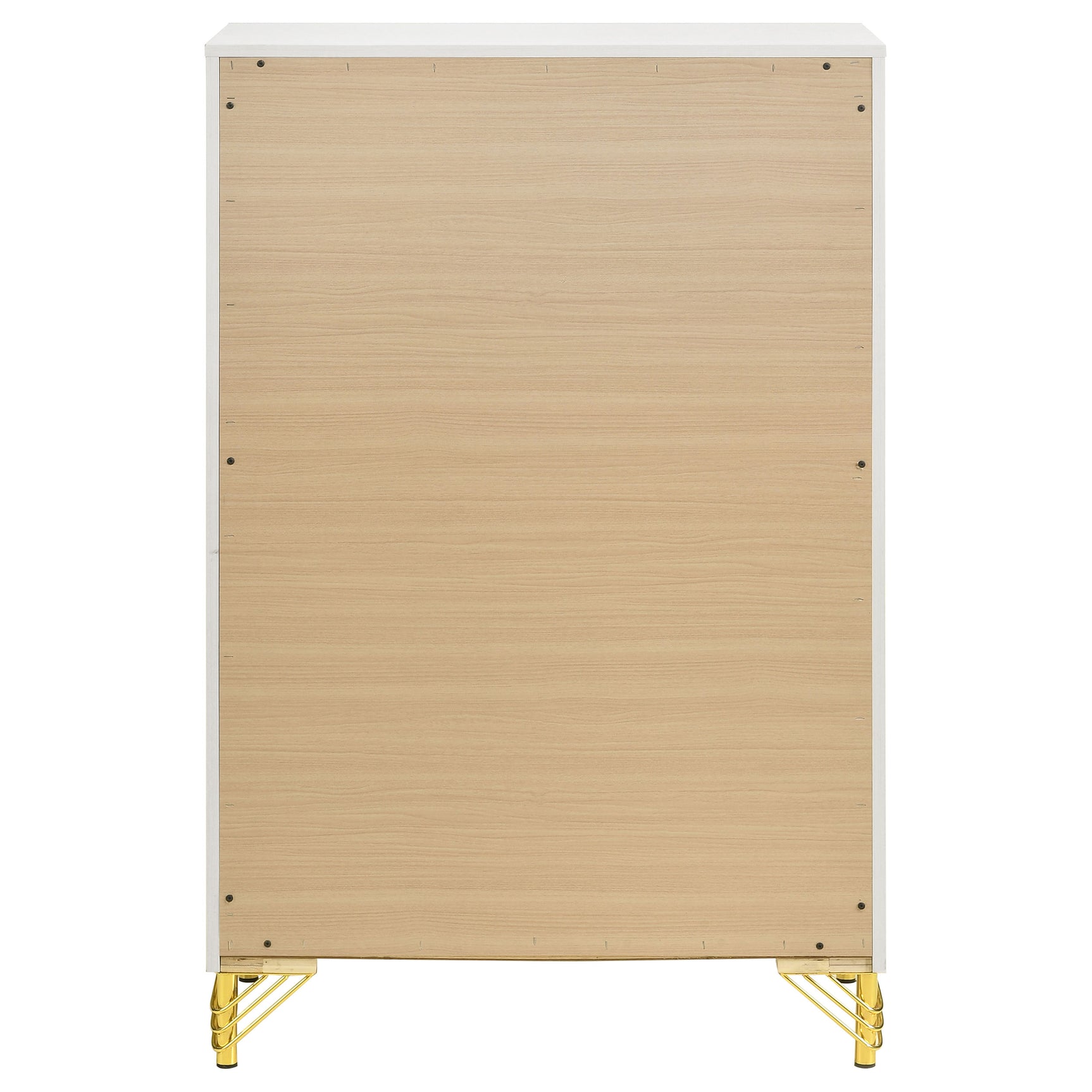 Lucia 5-drawer Bedroom Chest of Drawers White - Tampa Furniture Outlet