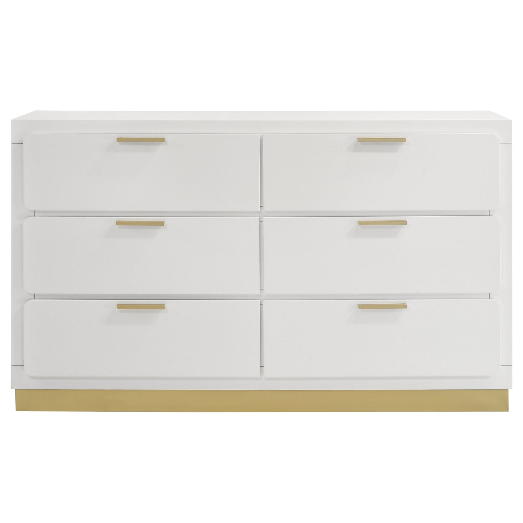Caraway 6-drawer Dresser White - Tampa Furniture Outlet