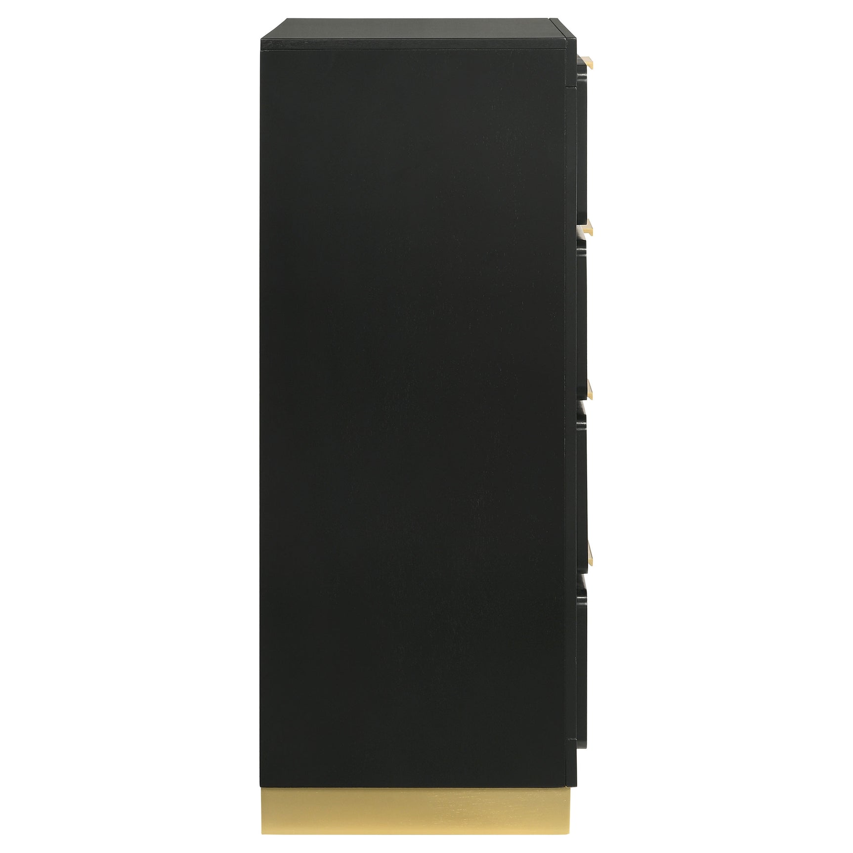 Caraway 4-drawer Bedroom Chest Black - Tampa Furniture Outlet