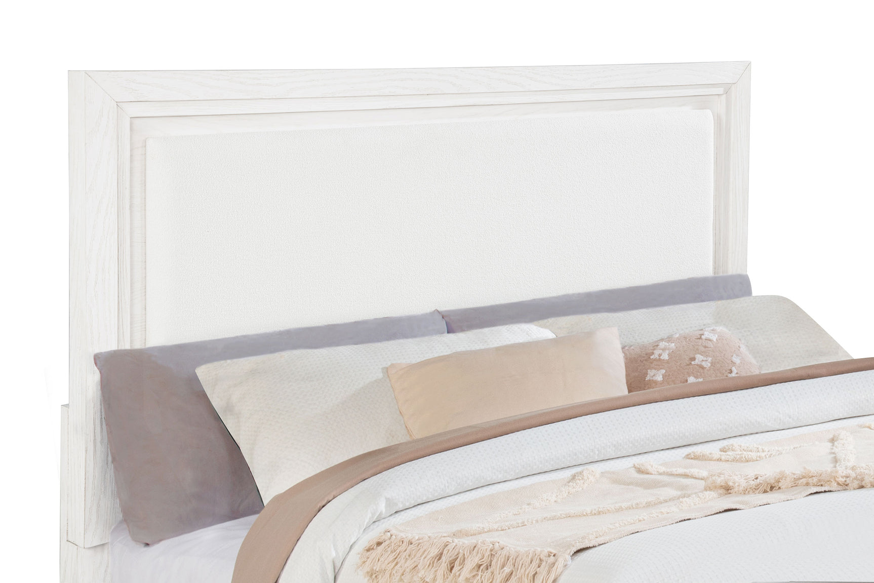 Marielle 4-piece Cal King Bedroom Set Distressed White