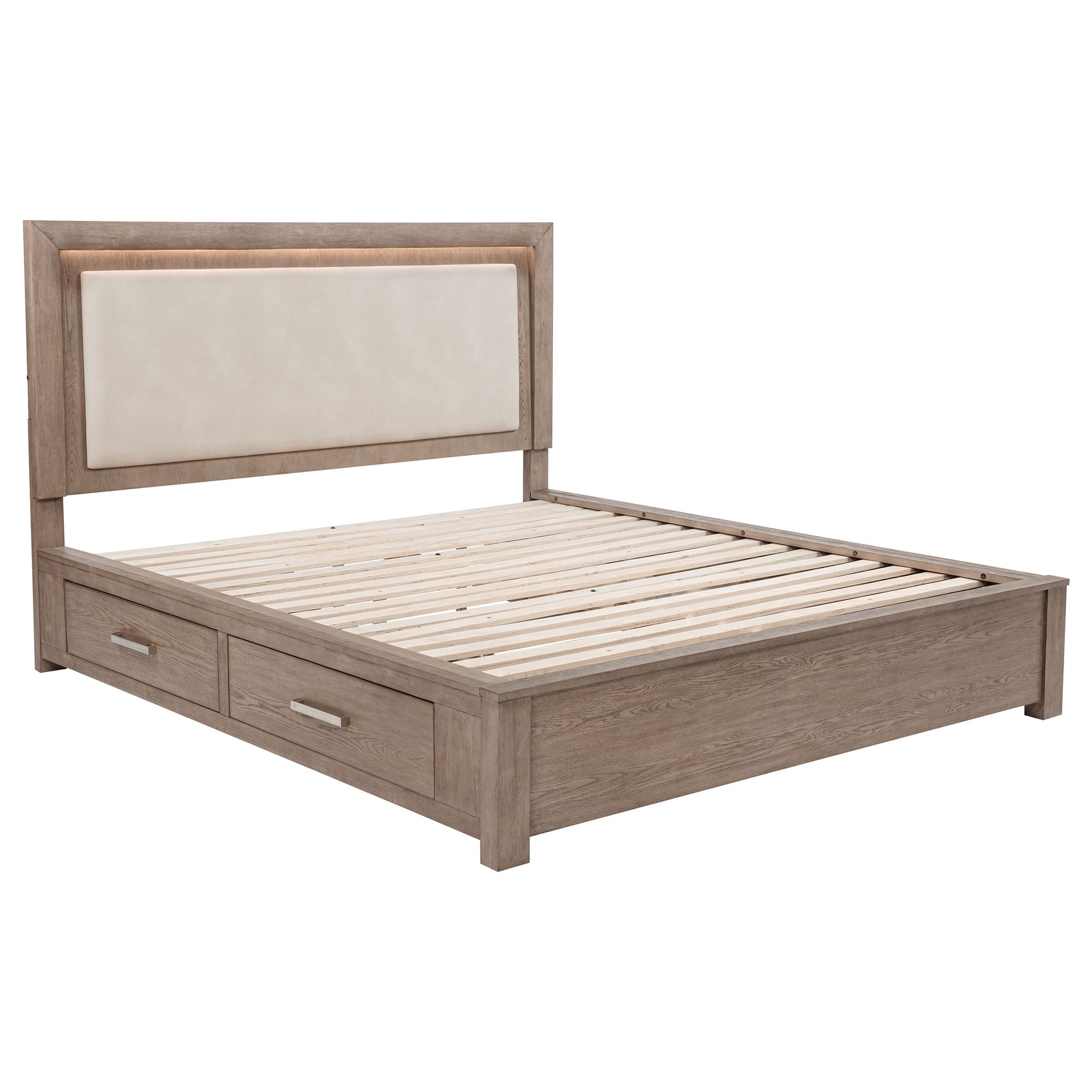 Kenora 5-piece Eastern King Bedroom Set Barley Brown - Tampa Furniture Outlet