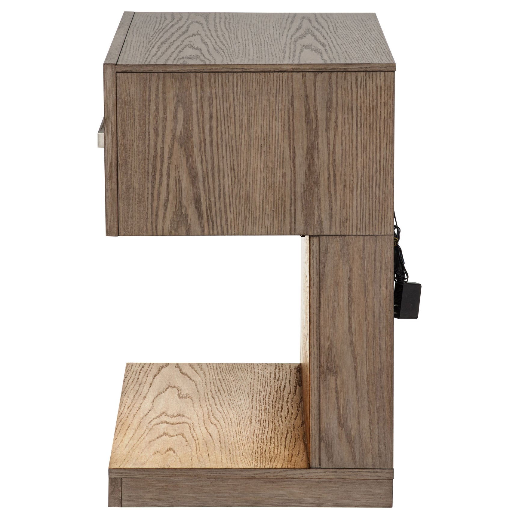 Kenora 1-drawer Nightstand Bedside Table Barley Brown - Tampa Furniture Outlet