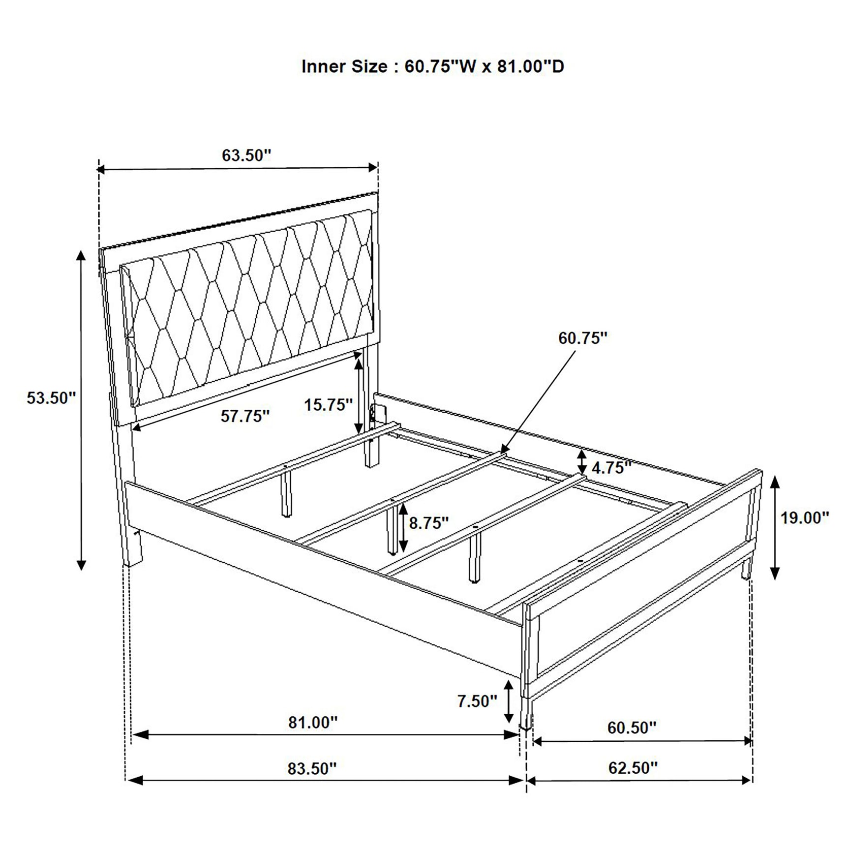 Sonora 4-piece Queen Bedroom Set White - Tampa Furniture Outlet