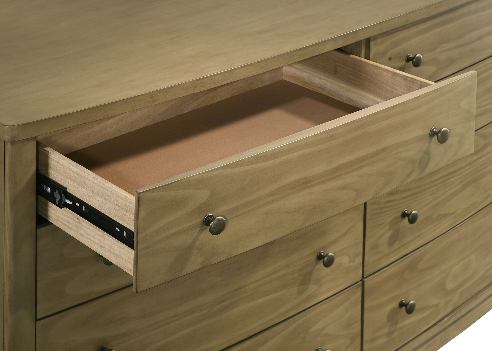Granada 8-drawer Dresser Cabinet Natural Pine - Tampa Furniture Outlet