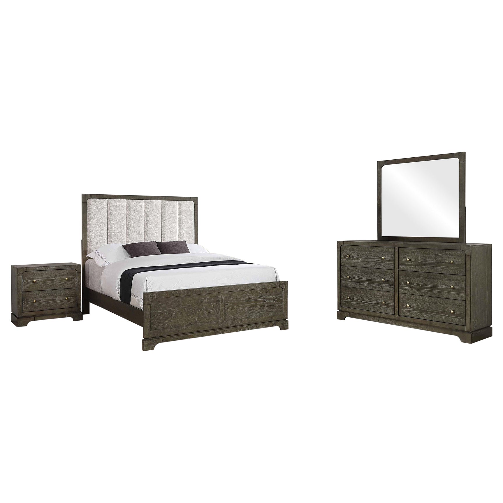 Gran Park 4-piece Eastern King Bedroom Set Dark Cocoa - Tampa Furniture Outlet