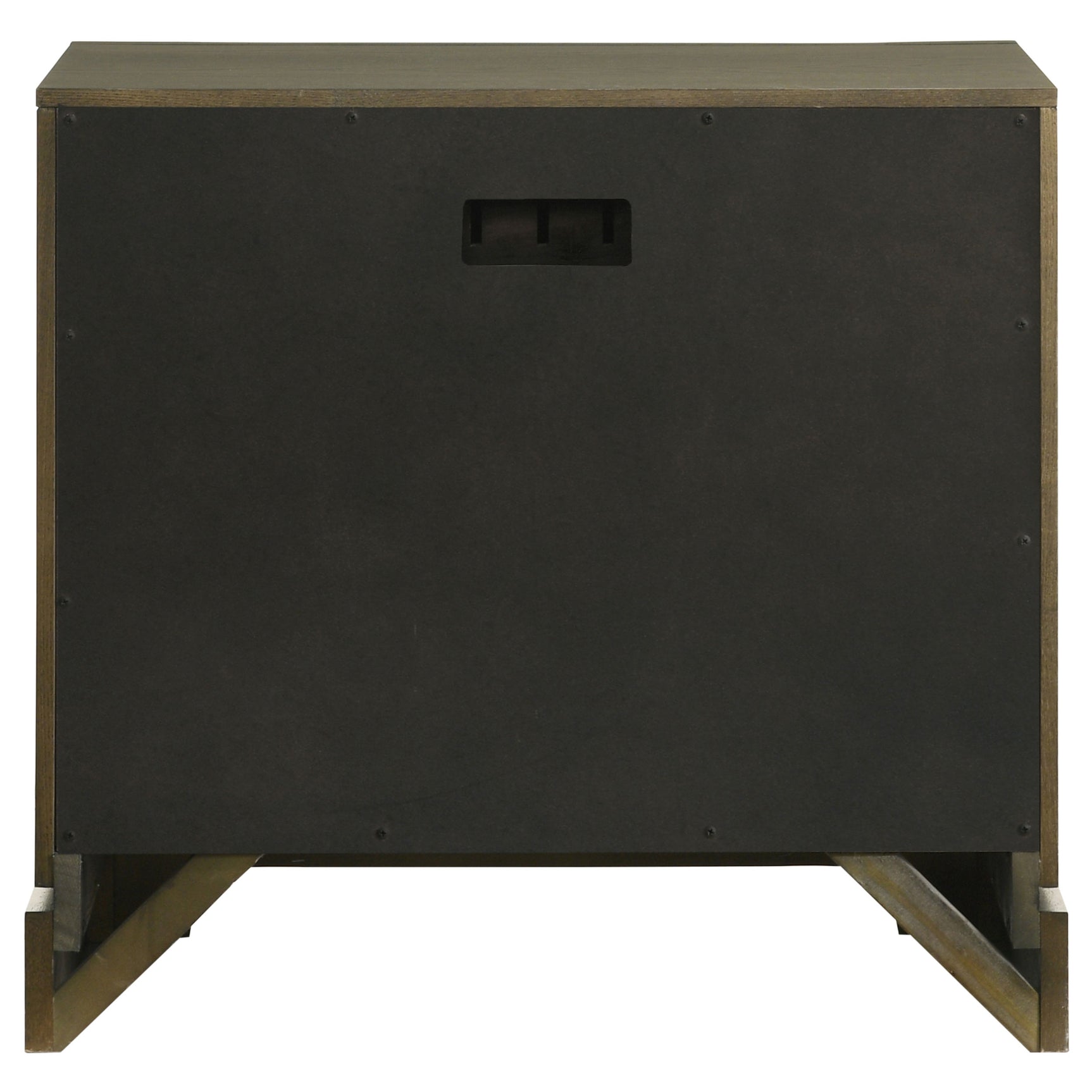Gran Park 2-drawer Nightstand Bedside Table Dark Cocoa - Tampa Furniture Outlet