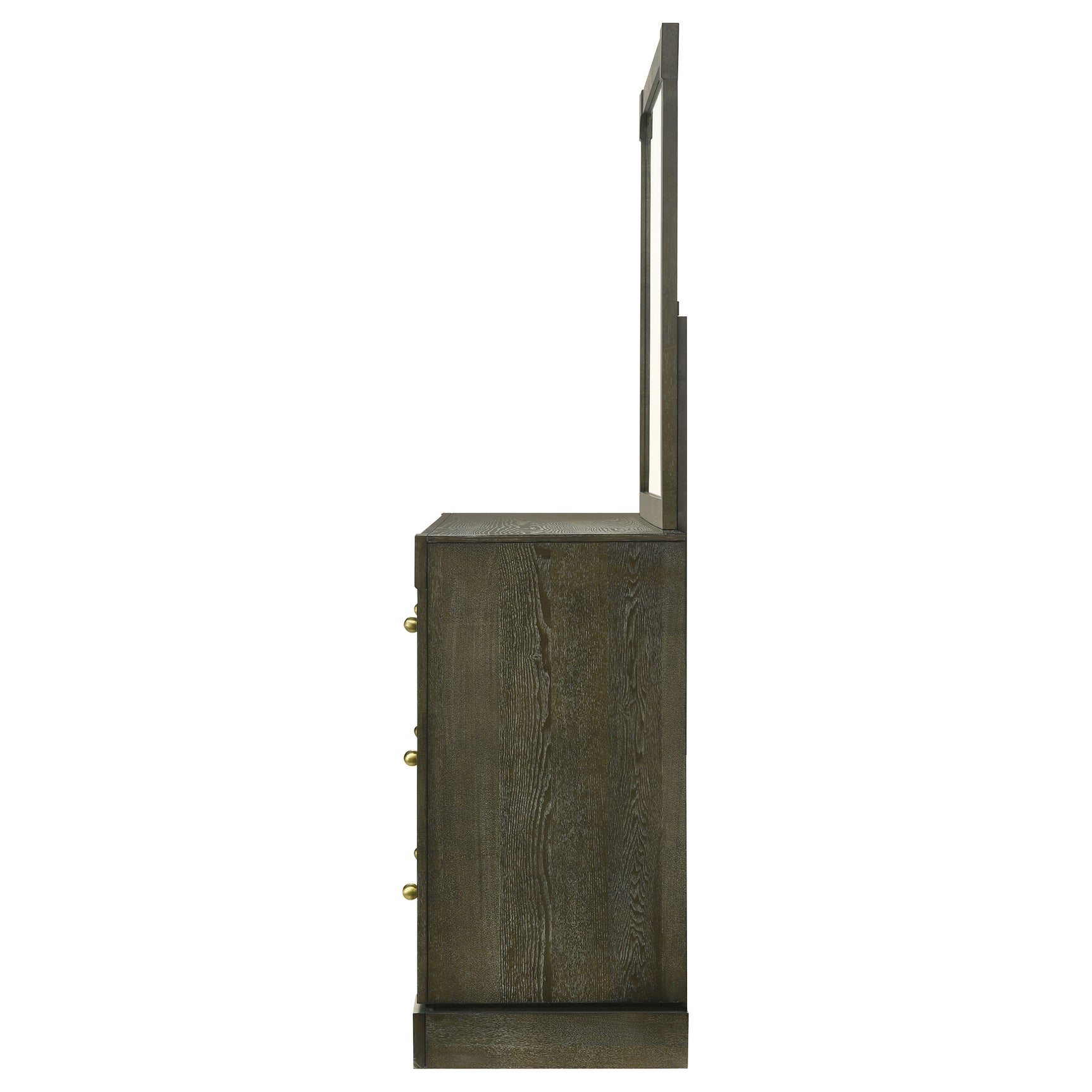 Gran Park 6-drawer Dresser and Mirror Dark Cocoa - Tampa Furniture Outlet