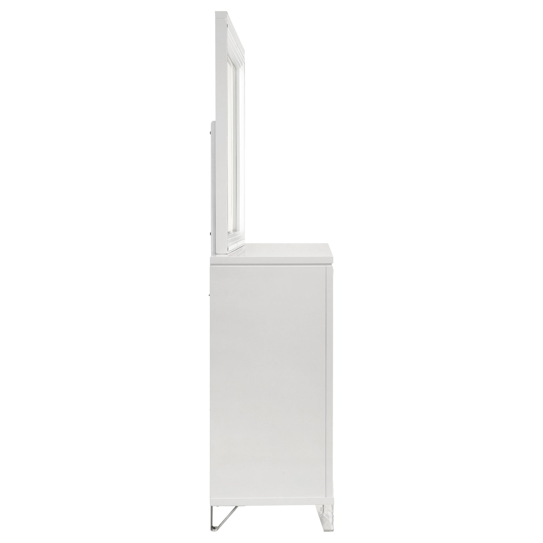 Marmore 9-drawer Dresser and LED Mirror White - Tampa Furniture Outlet