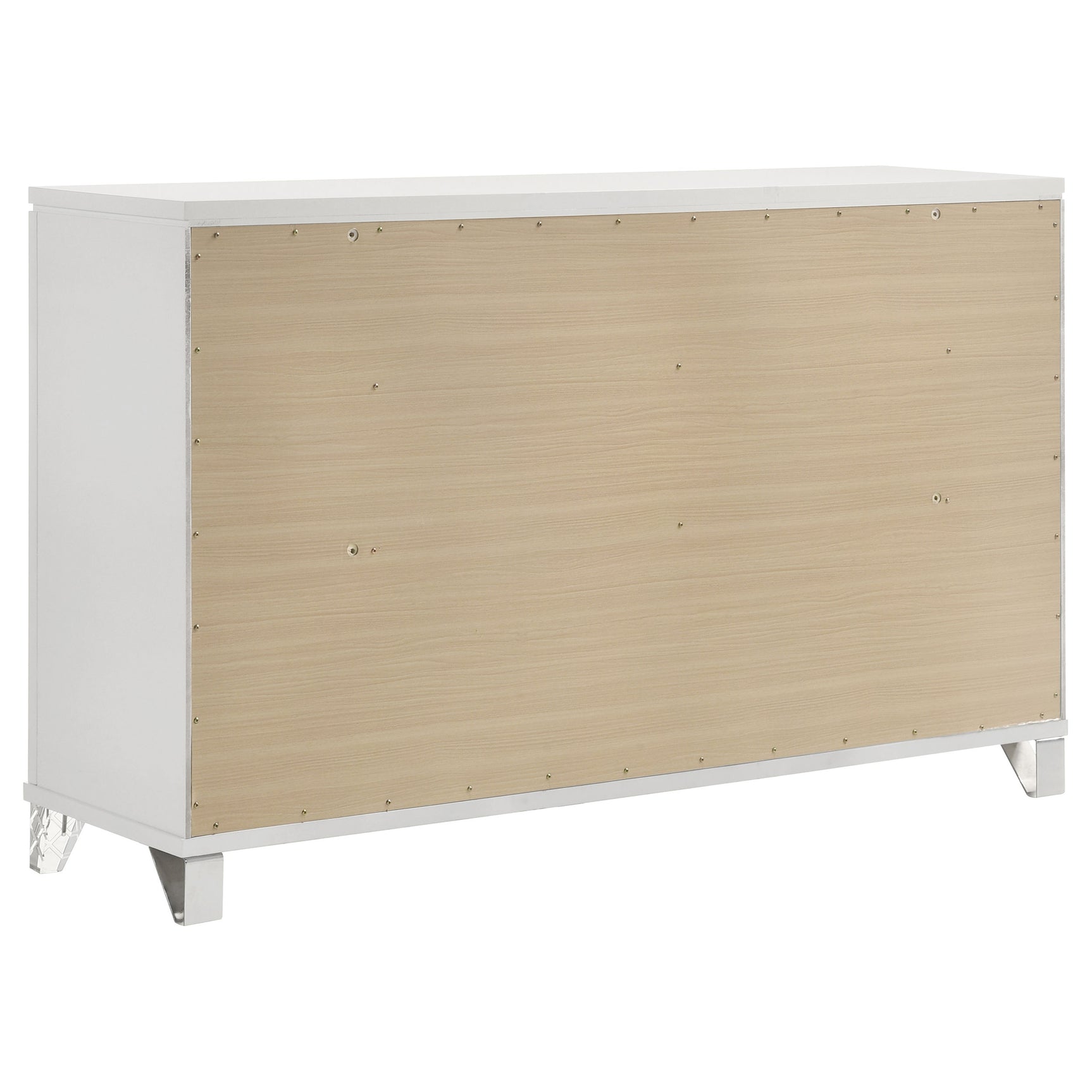 Marmore 9-drawer Dresser Cabinet White - Tampa Furniture Outlet