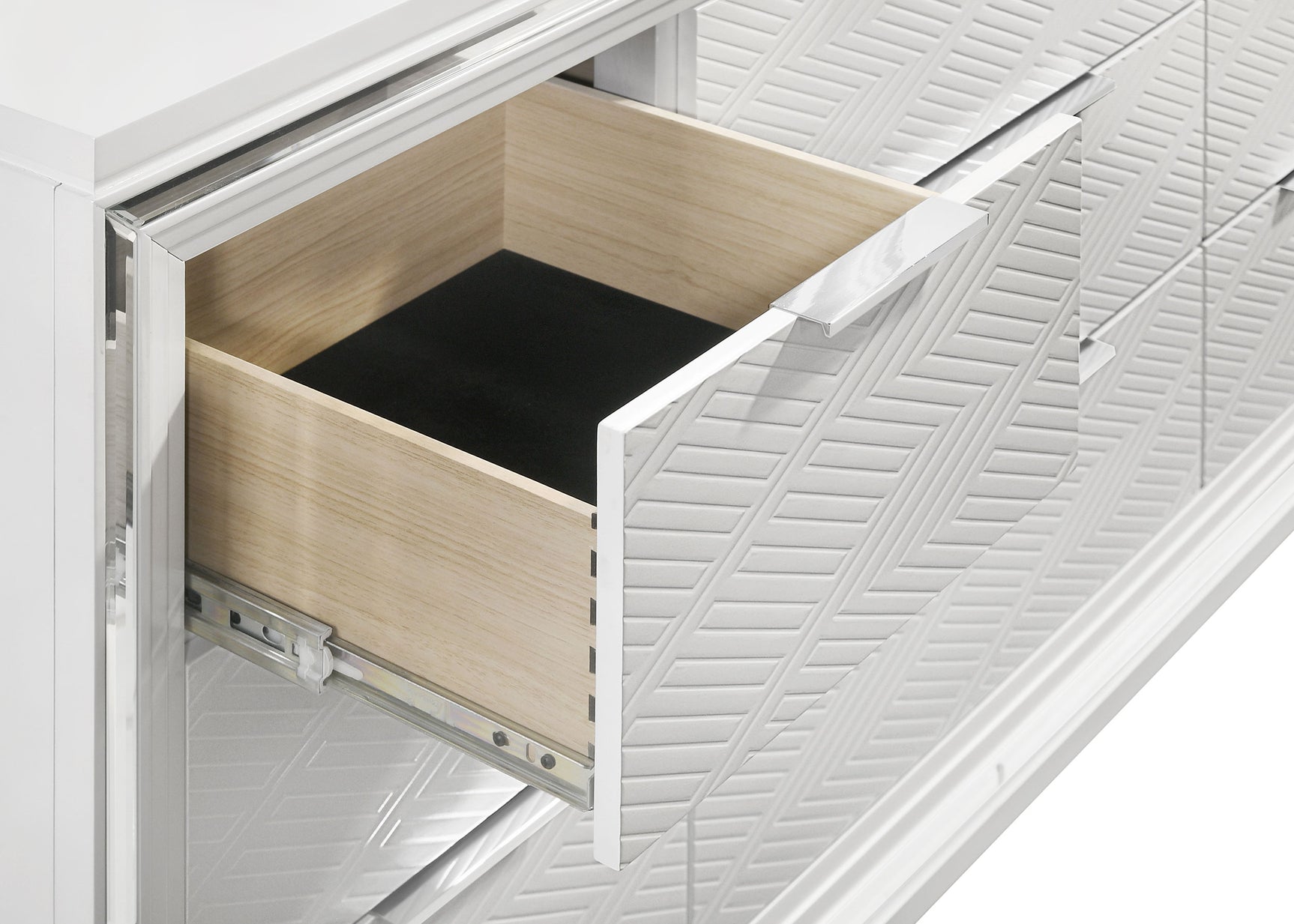 Marmore 9-drawer Dresser Cabinet White - Tampa Furniture Outlet