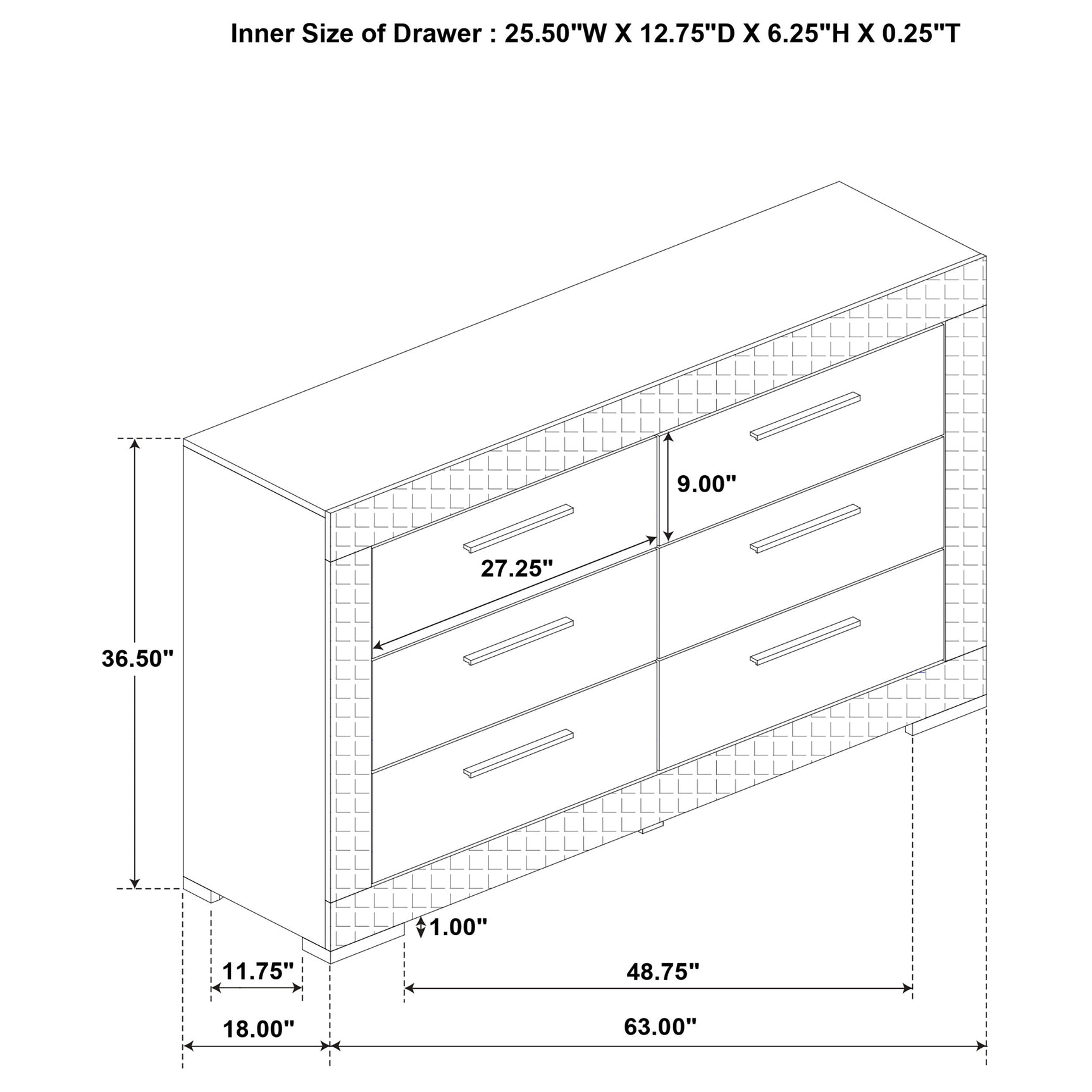 Ives 4-piece Eastern King Bedroom Set Grey High Gloss