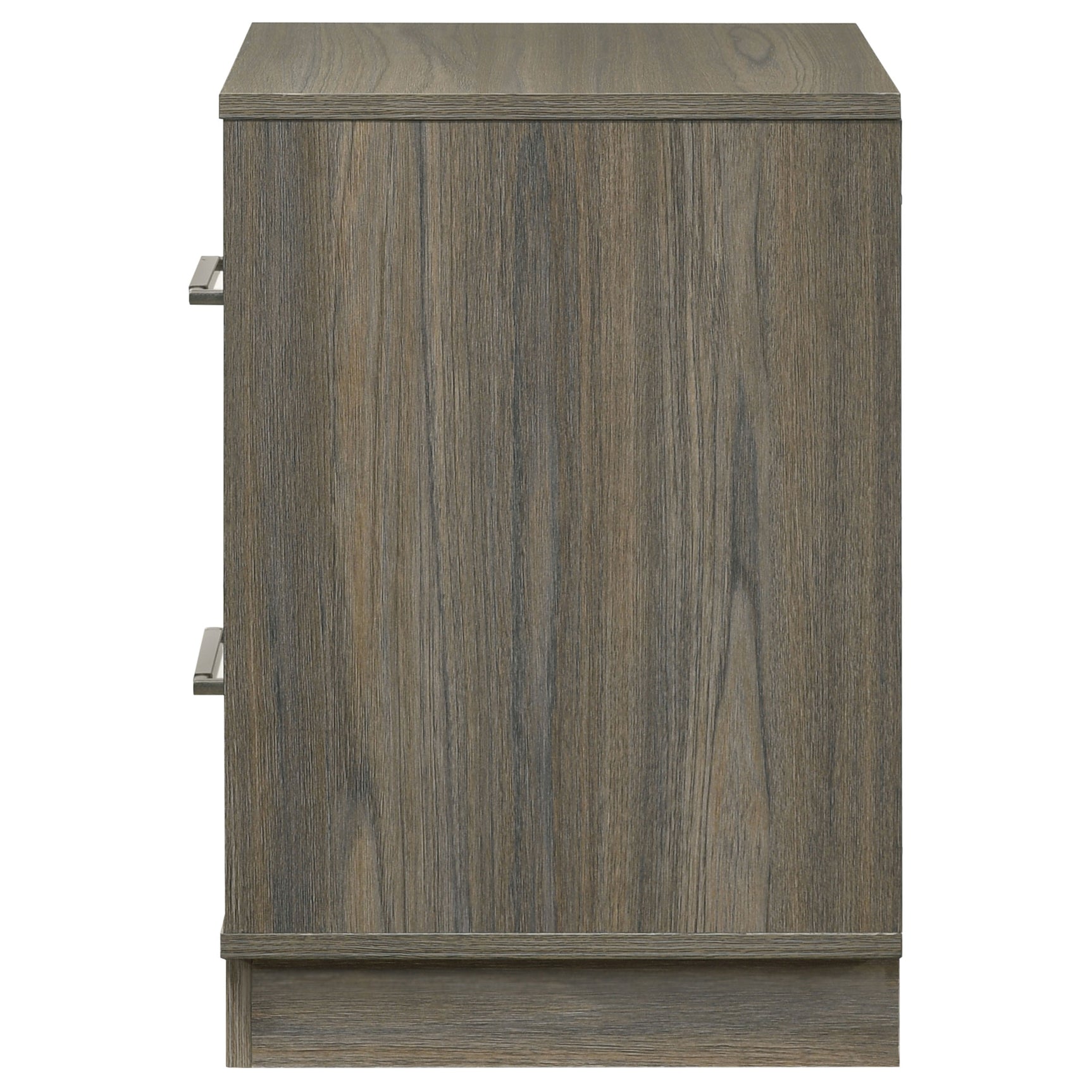 Fenwick 2-drawer Nightstand Bedside Table Grey Oak - Tampa Furniture Outlet