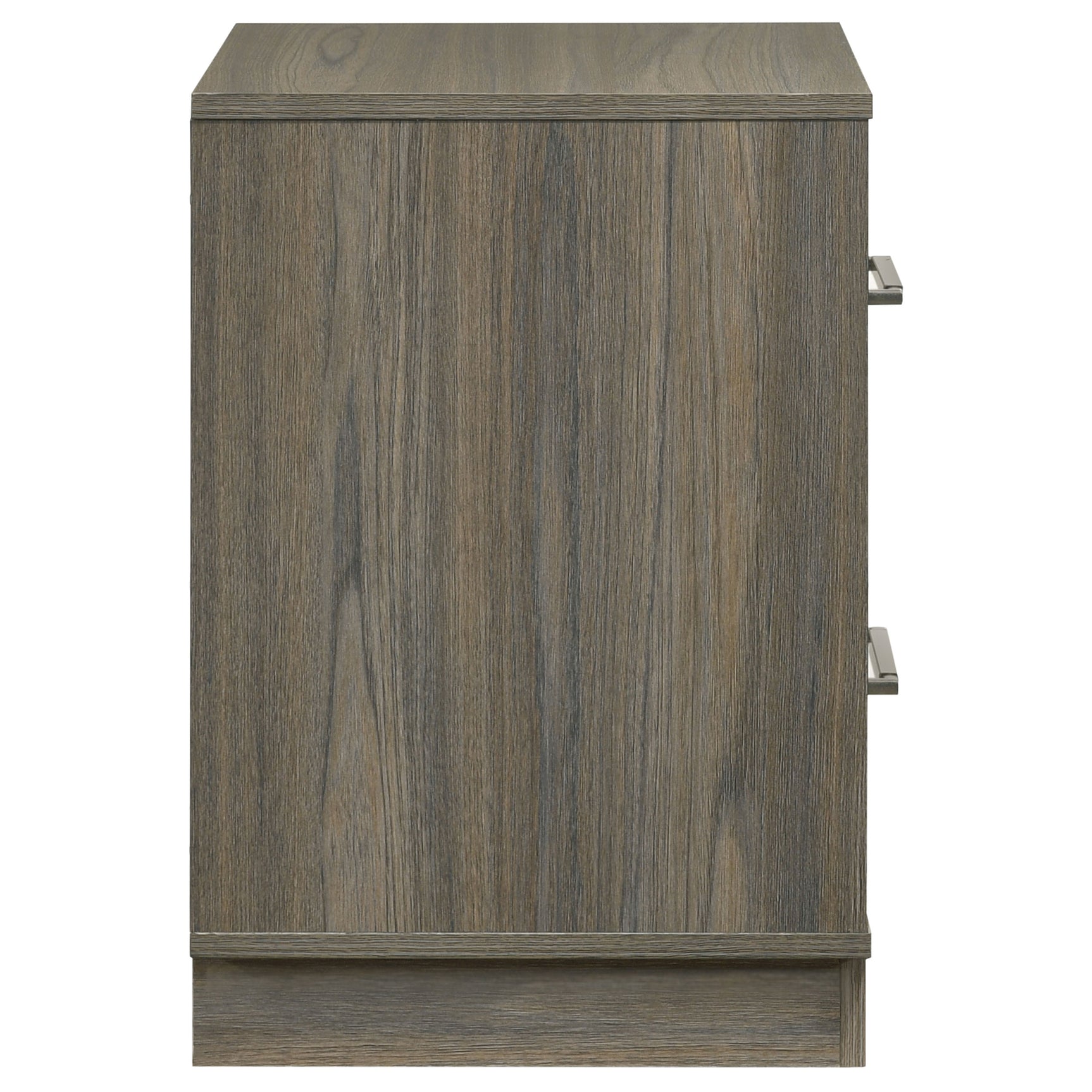 Fenwick 2-drawer Nightstand Bedside Table Grey Oak - Tampa Furniture Outlet